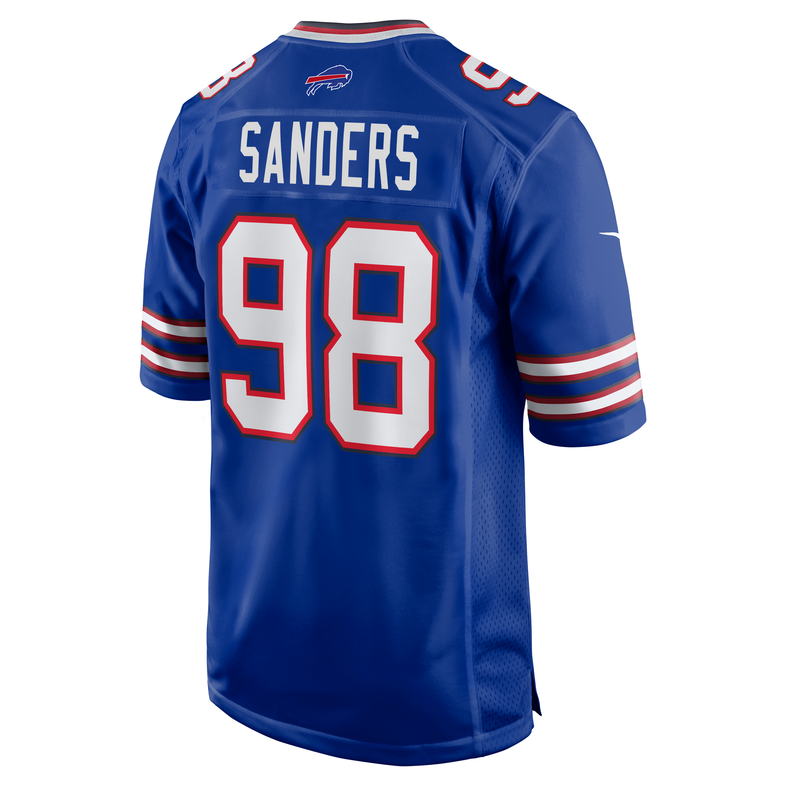 T.J. Sanders Buffalo Bills Team Game Jersey - Royal - Image 4