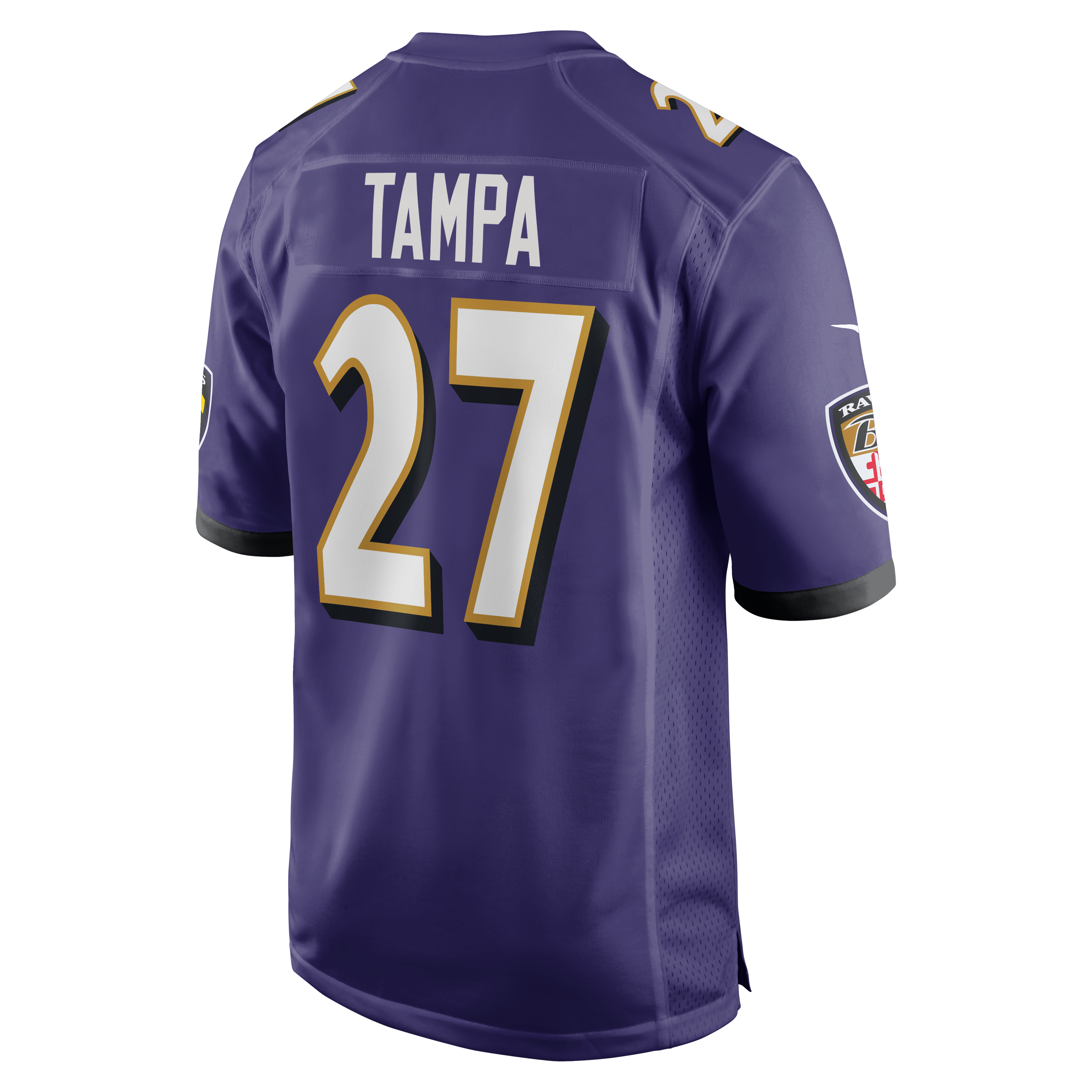T.J. Tampa Baltimore Ravens Team Game Jersey - Purple - Image 4