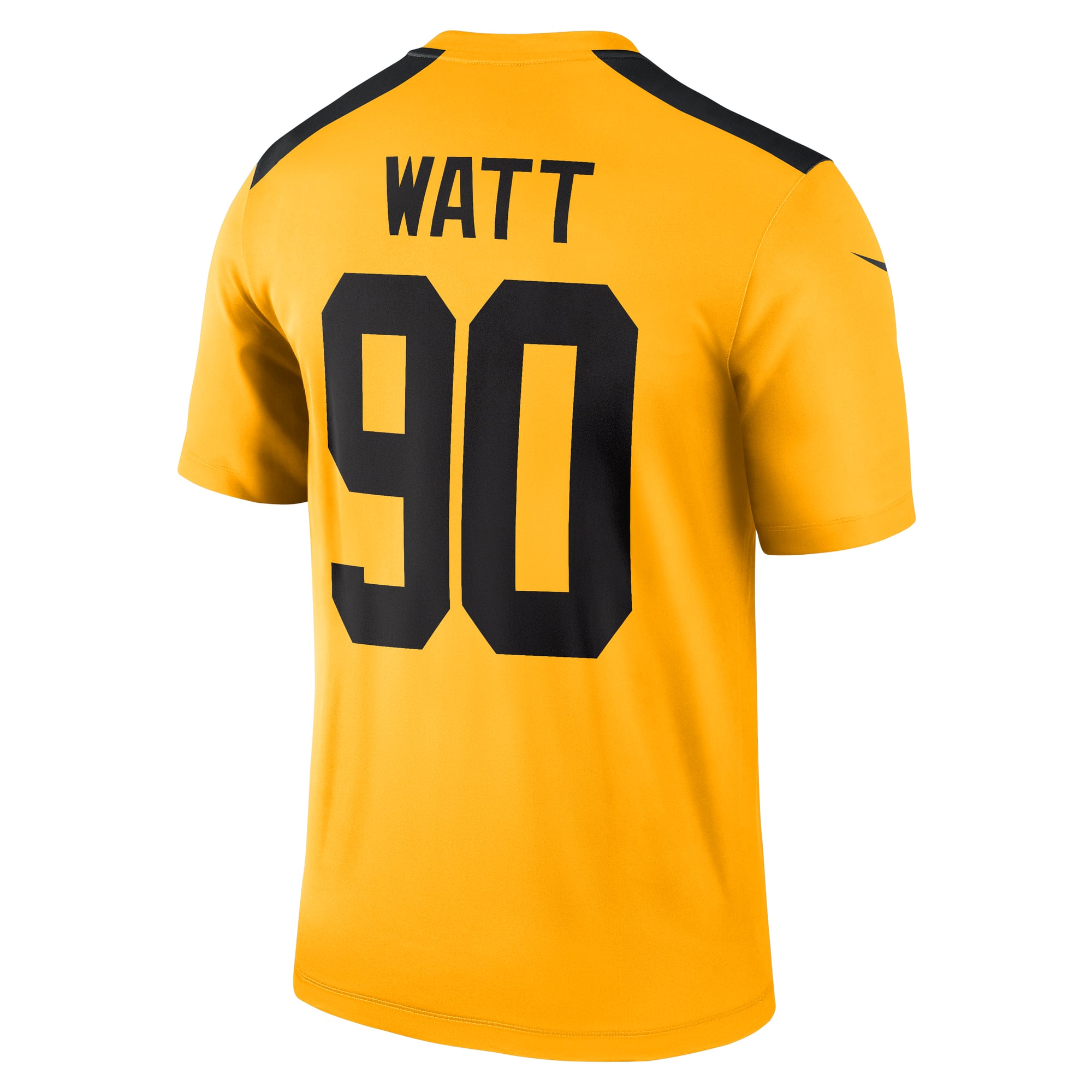 T.J. Watt Pittsburgh Steelers Alternate 1933 Throwback Legend Player Performance Top - Gold - Image 4