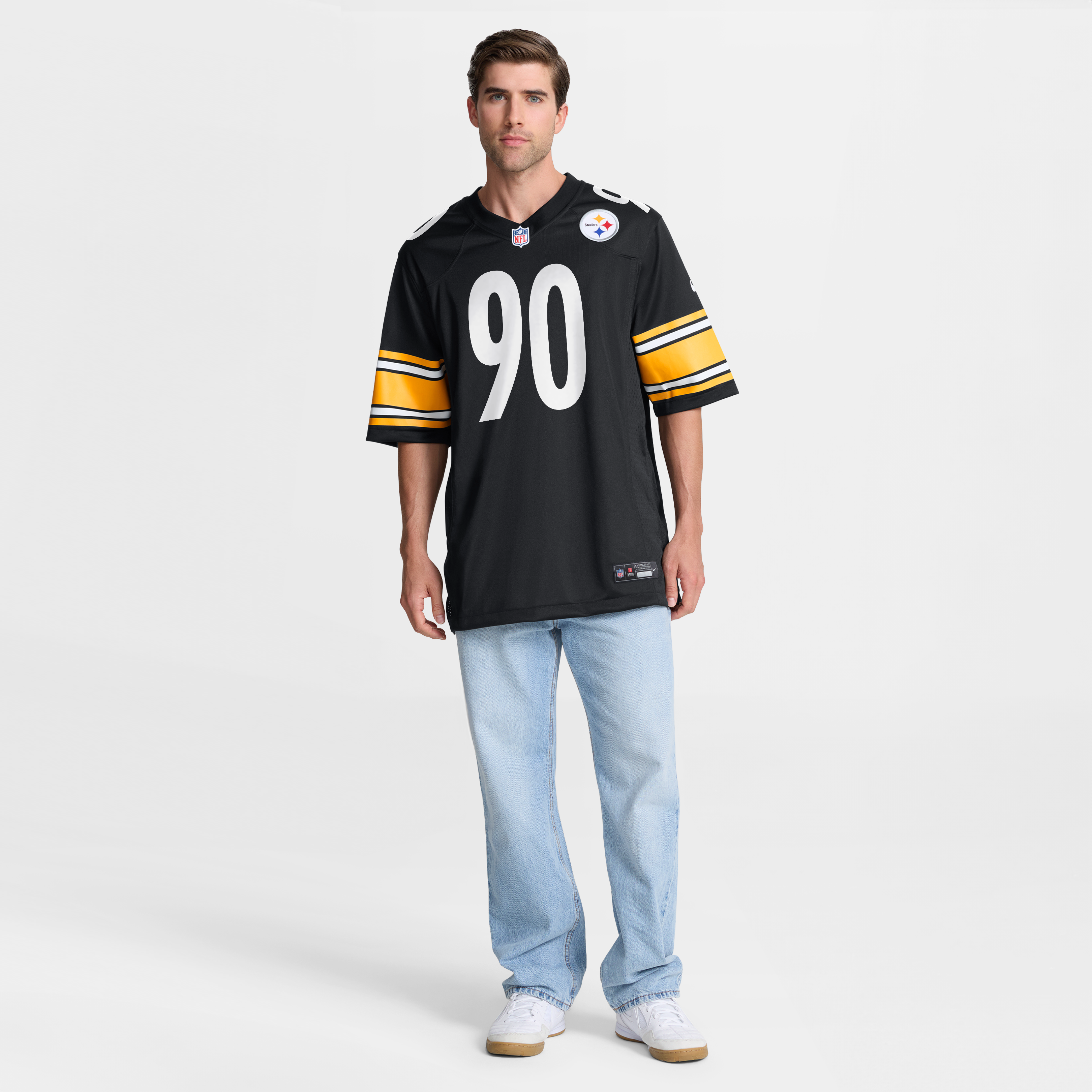 T.J. Watt Pittsburgh Steelers Game Jersey - Black - Image 8