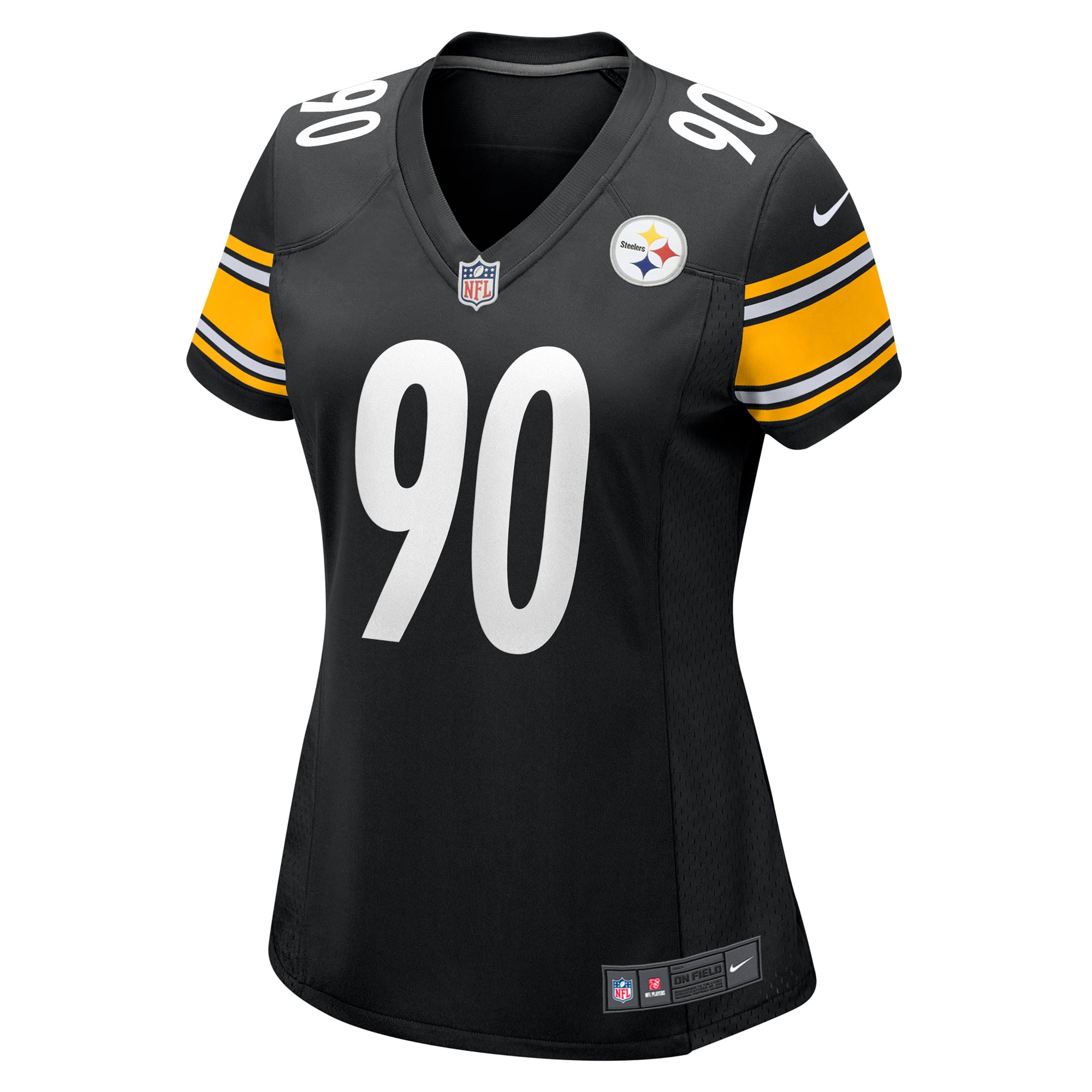 T.J. Watt Pittsburgh Steelers Women's Team Game Jersey - Black - Image 3
