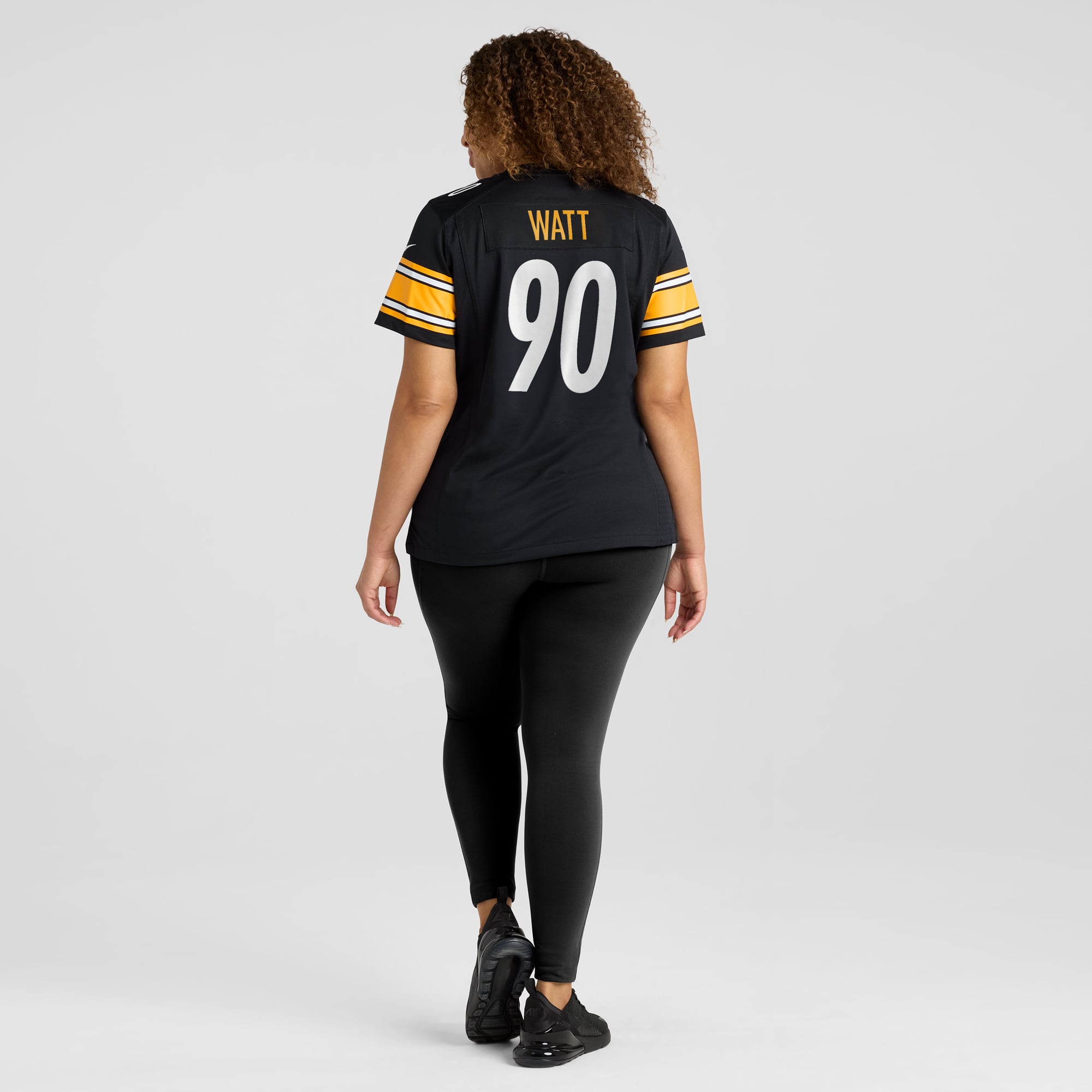 T.J. Watt Pittsburgh Steelers Women's Team Game Jersey - Black - Image 8