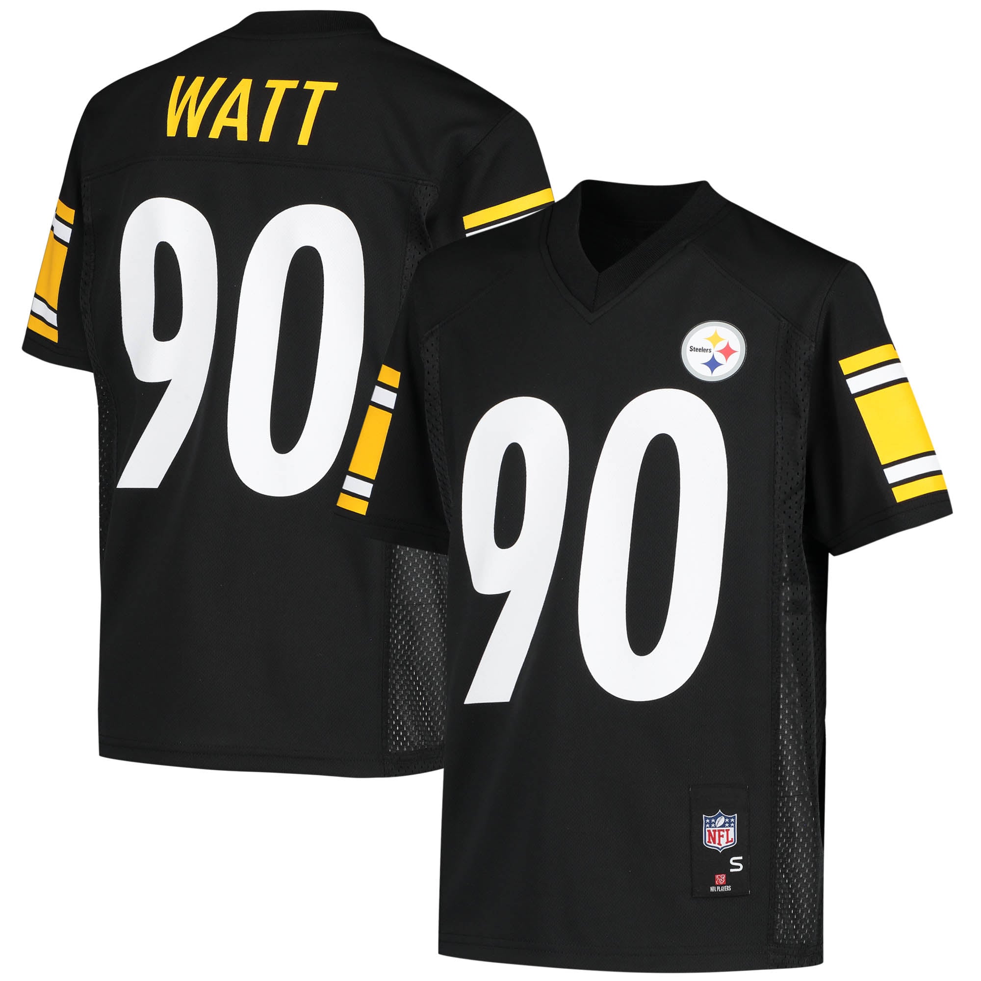 T.J. Watt Pittsburgh Steelers Youth Jersey - Black