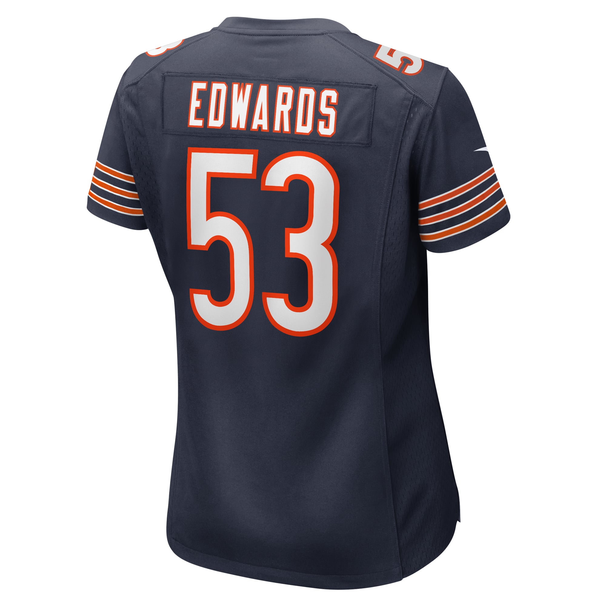 TJ Edwards Chicago Bears Women's Game Player Jersey - Navy - Image 4