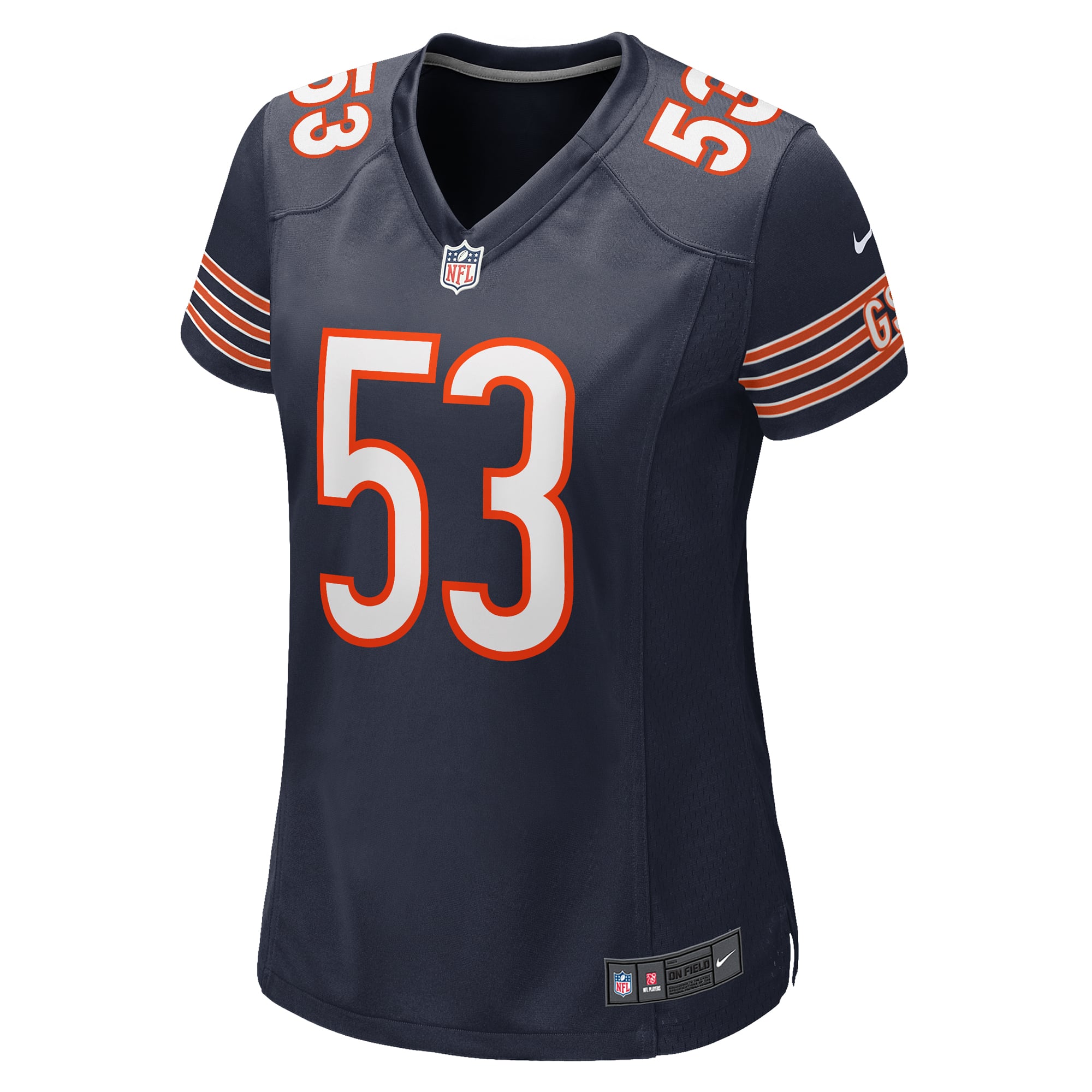 TJ Edwards Chicago Bears Women's Game Player Jersey - Navy - Image 3