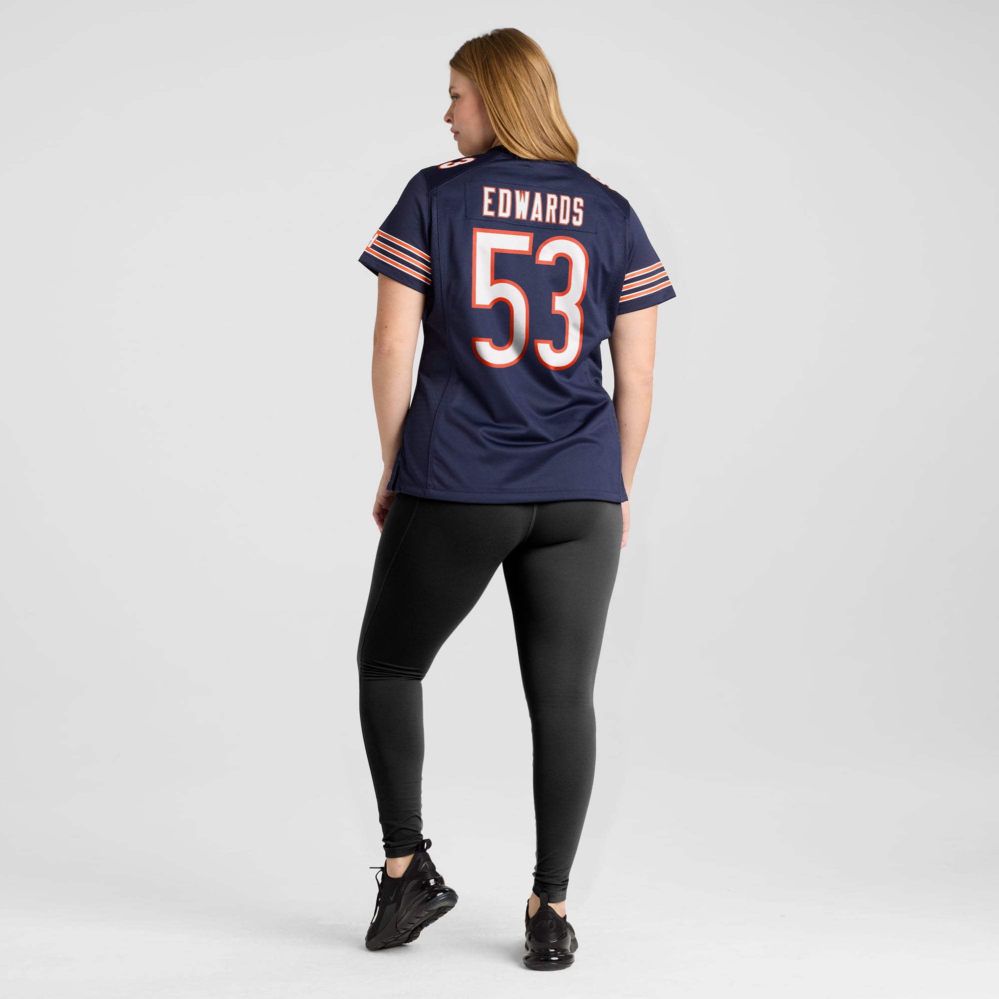 TJ Edwards Chicago Bears Women's Game Player Jersey - Navy - Image 8
