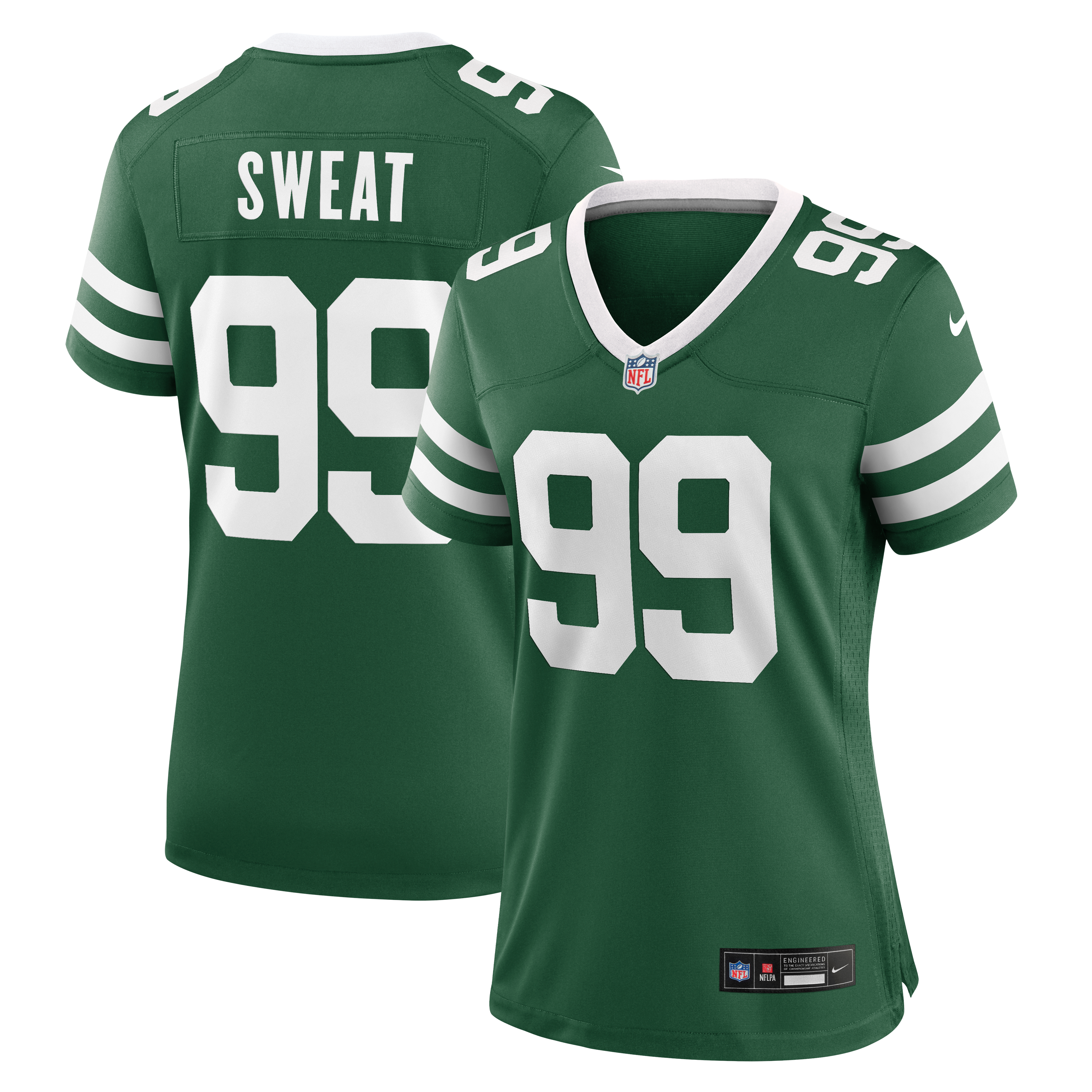 T'Vondre Sweat New York Jets Women's Team Game Jersey - Legacy Green