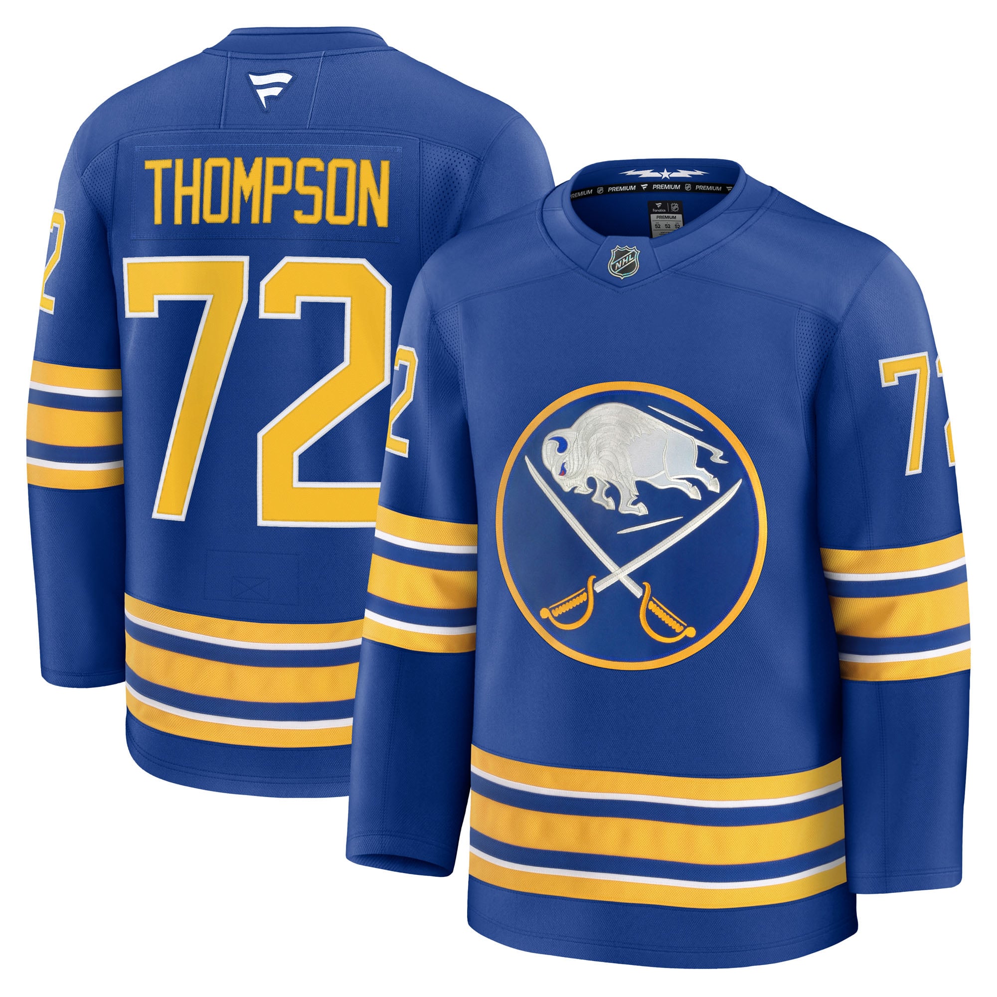 Tage Thompson Buffalo Sabres Home Premium Jersey - Royal - Image 2