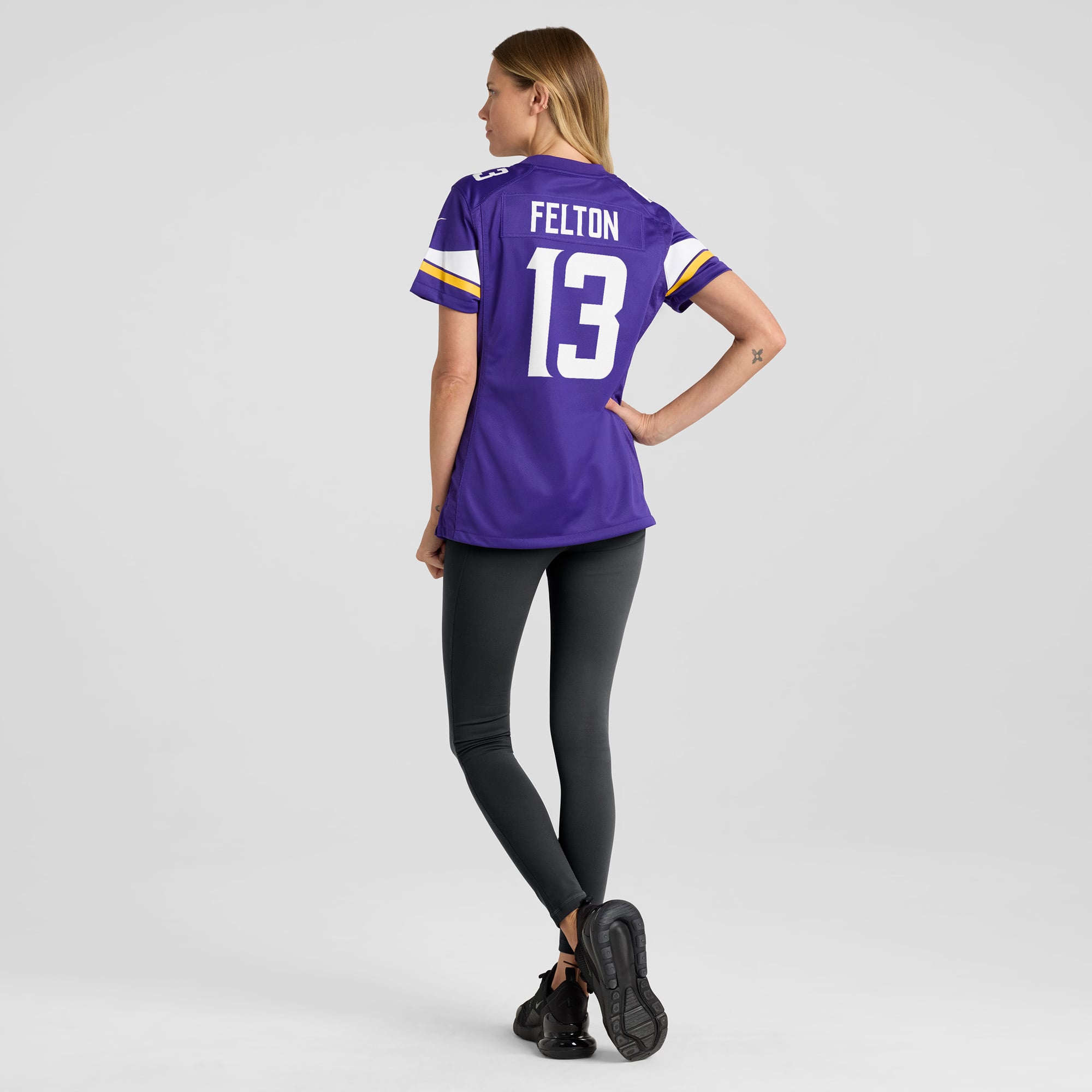 Tai Felton Minnesota Vikings Women's Team Game Jersey - Purple - Image 6