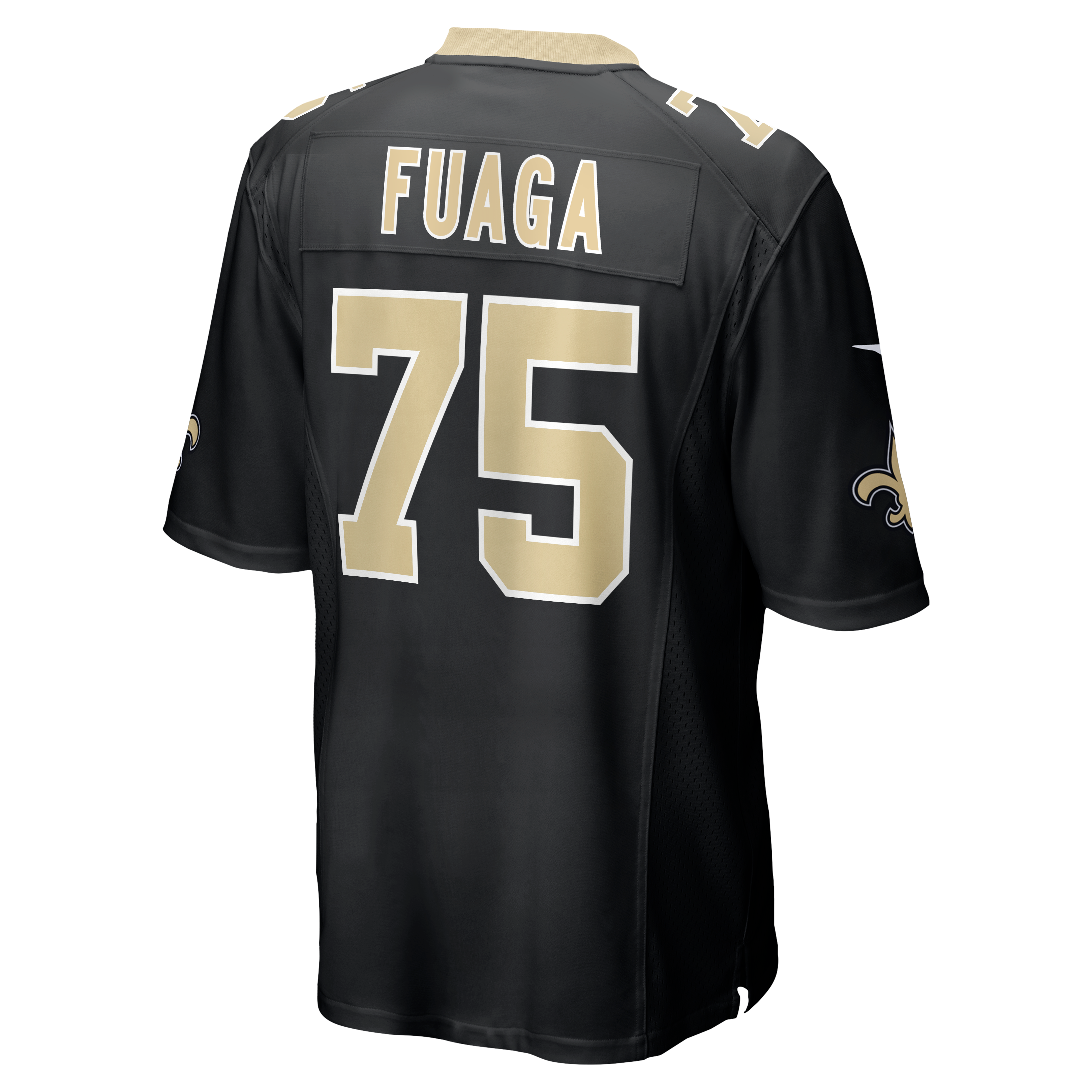 Taliese Fuaga New Orleans Saints Game Jersey - Black - Image 4