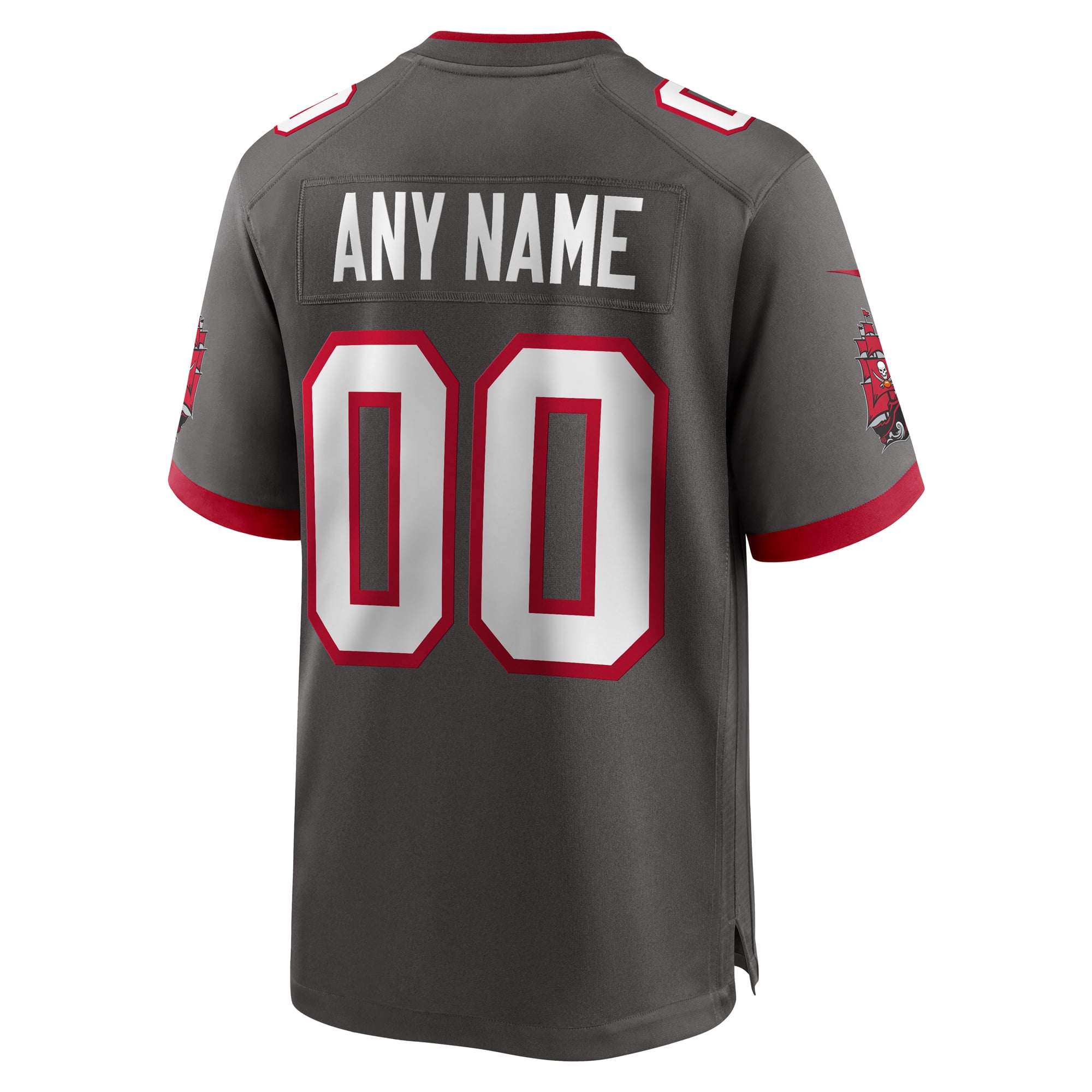 Tampa Bay Buccaneers Alternate Custom Game Jersey - Pewter - Image 4