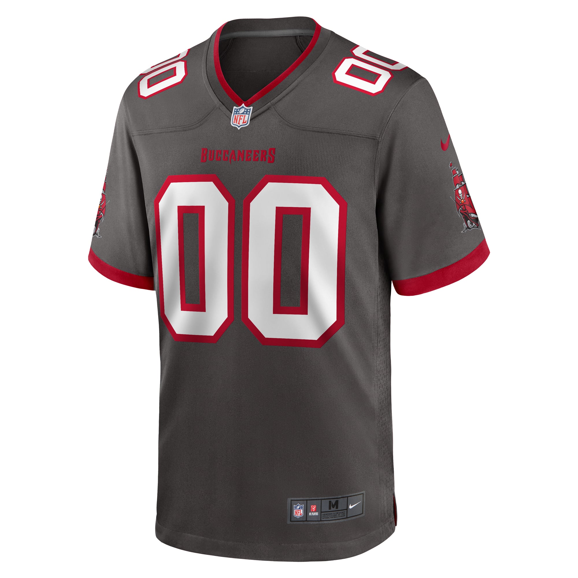 Tampa Bay Buccaneers Alternate Custom Game Jersey - Pewter - Image 3