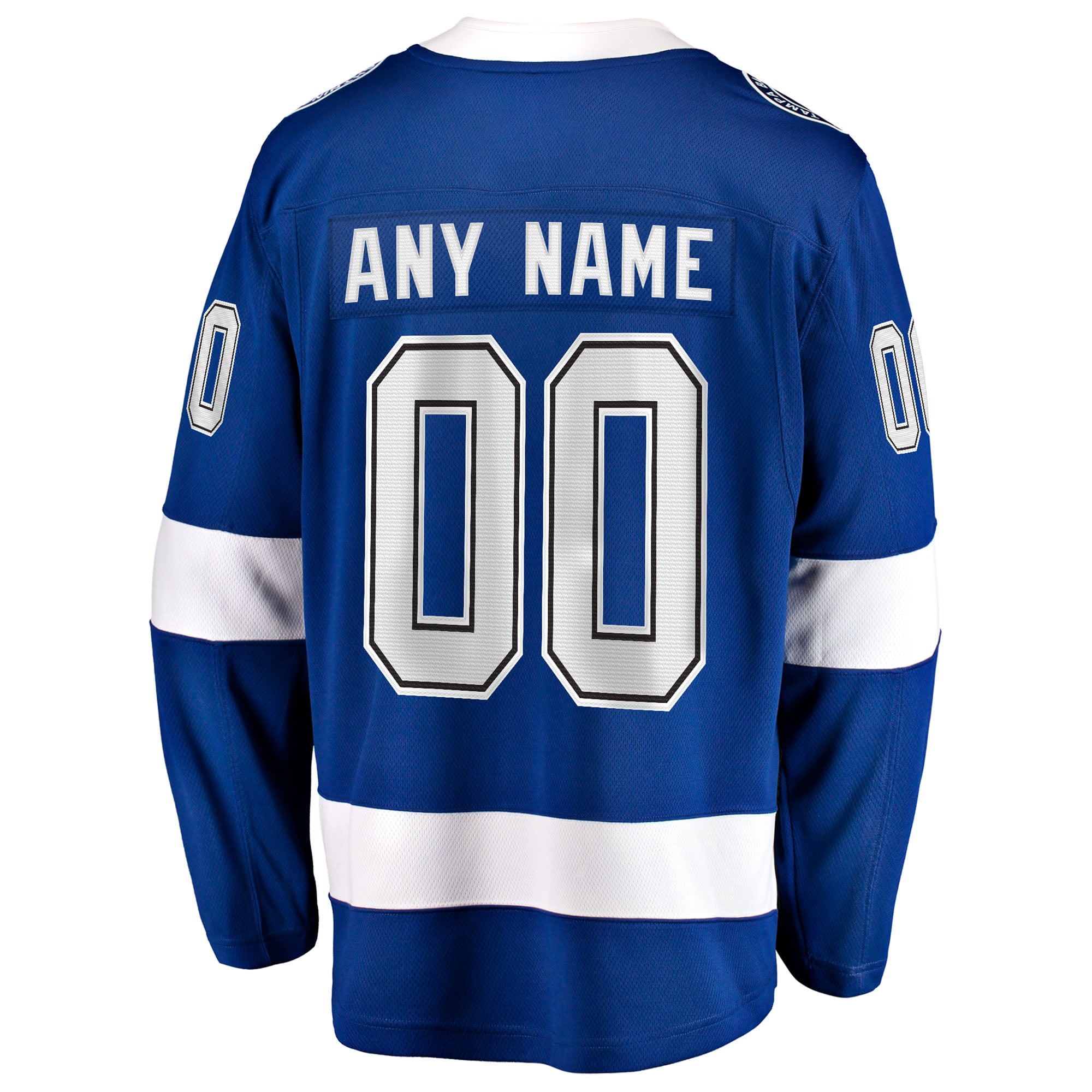 Tampa Bay Lightning Home Breakaway Custom Jersey - Blue - Image 4