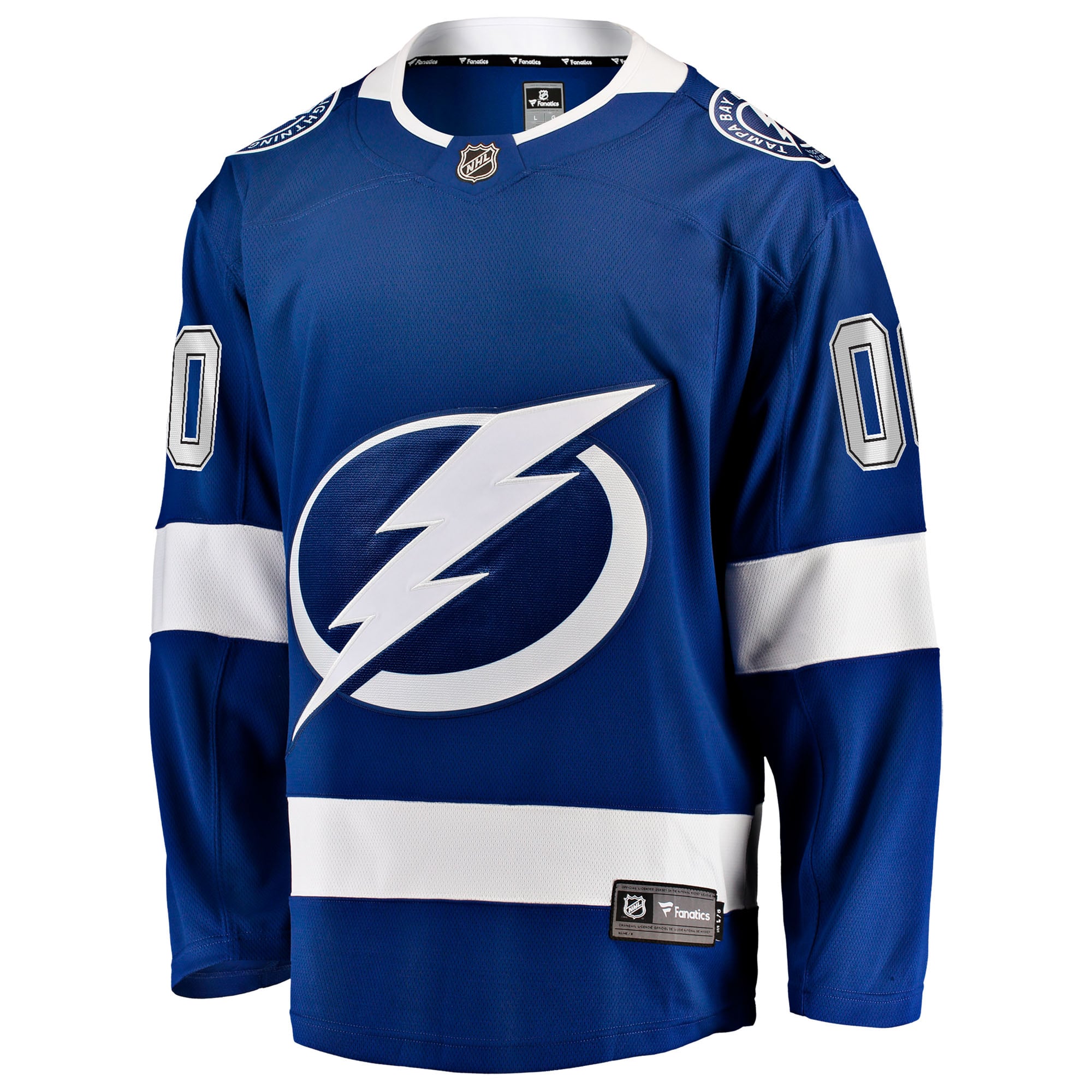 Tampa Bay Lightning Home Breakaway Custom Jersey - Blue - Image 3