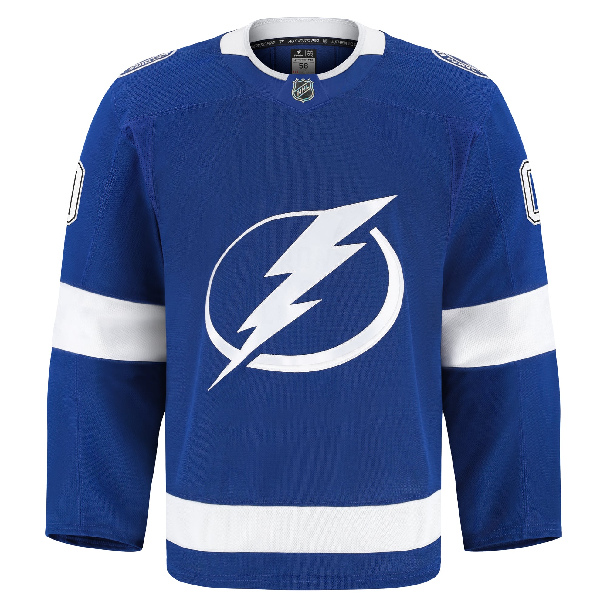 Tampa Bay Lightning Home Pro Custom Jersey - Blue - Image 3