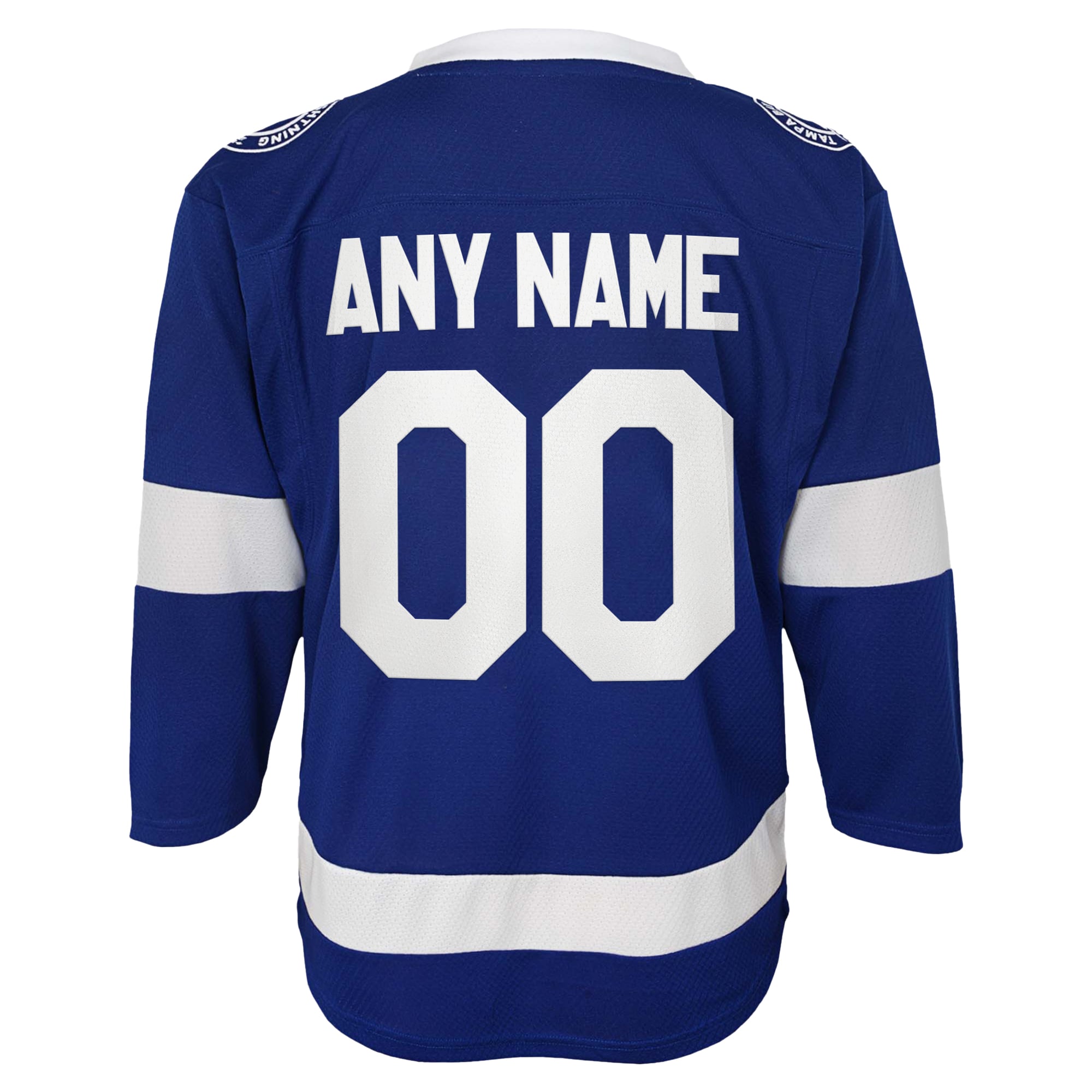 Tampa Bay Lightning Youth Custom Jersey - Blue - Image 4