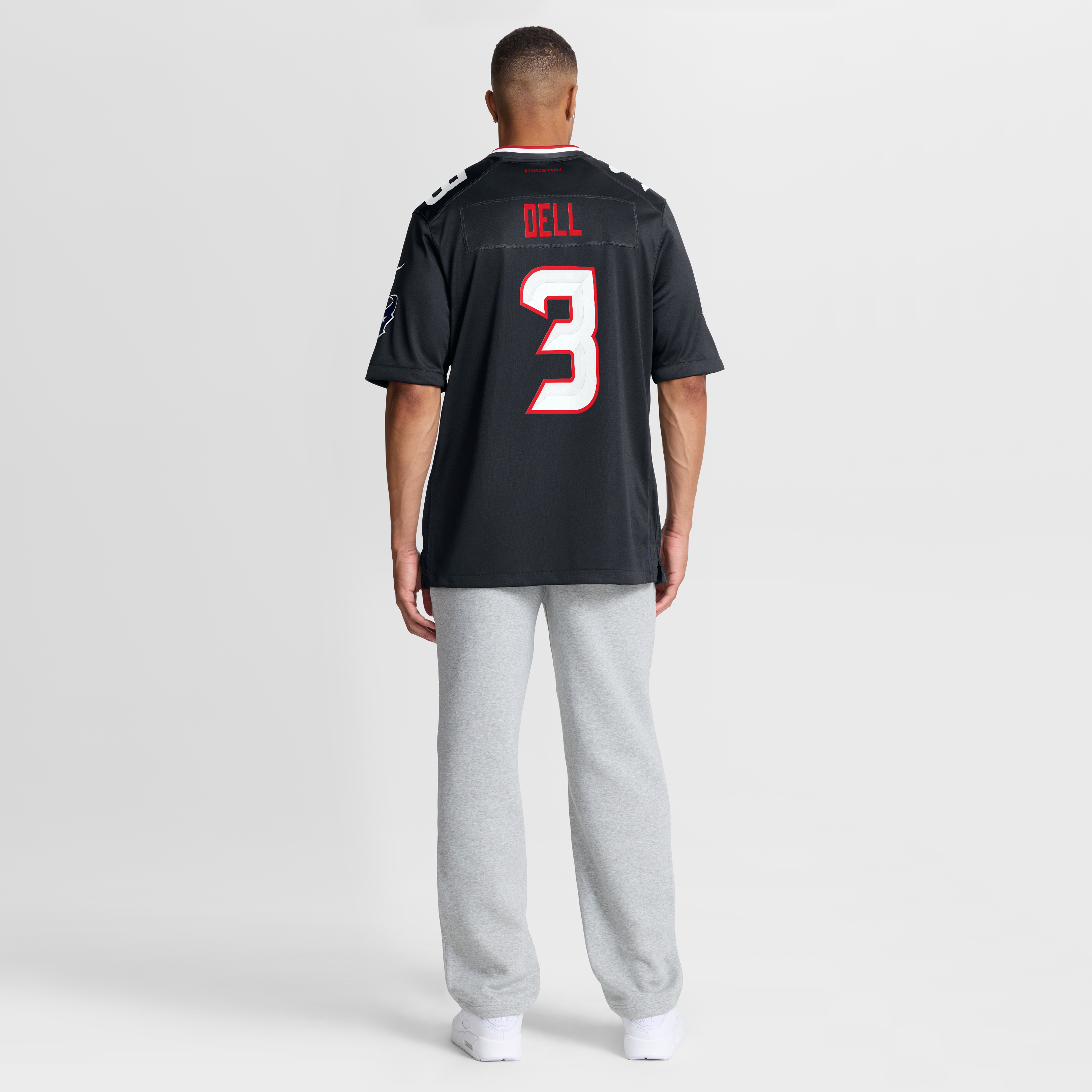 Tank Dell Houston Texans Game Jersey - White - Navy - Image 9