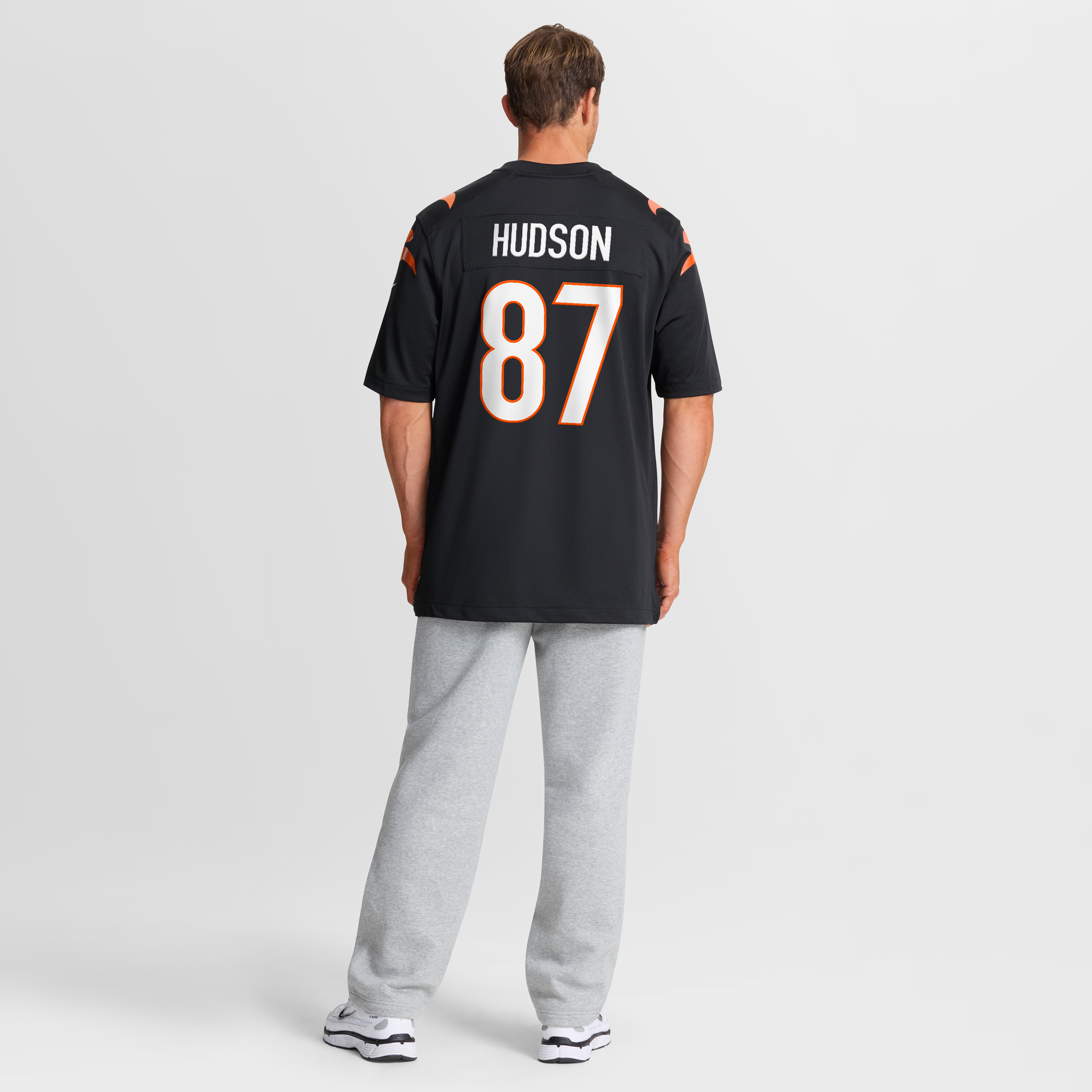 Tanner Hudson Cincinnati Bengals Home Game Player Jersey - Black - Image 9