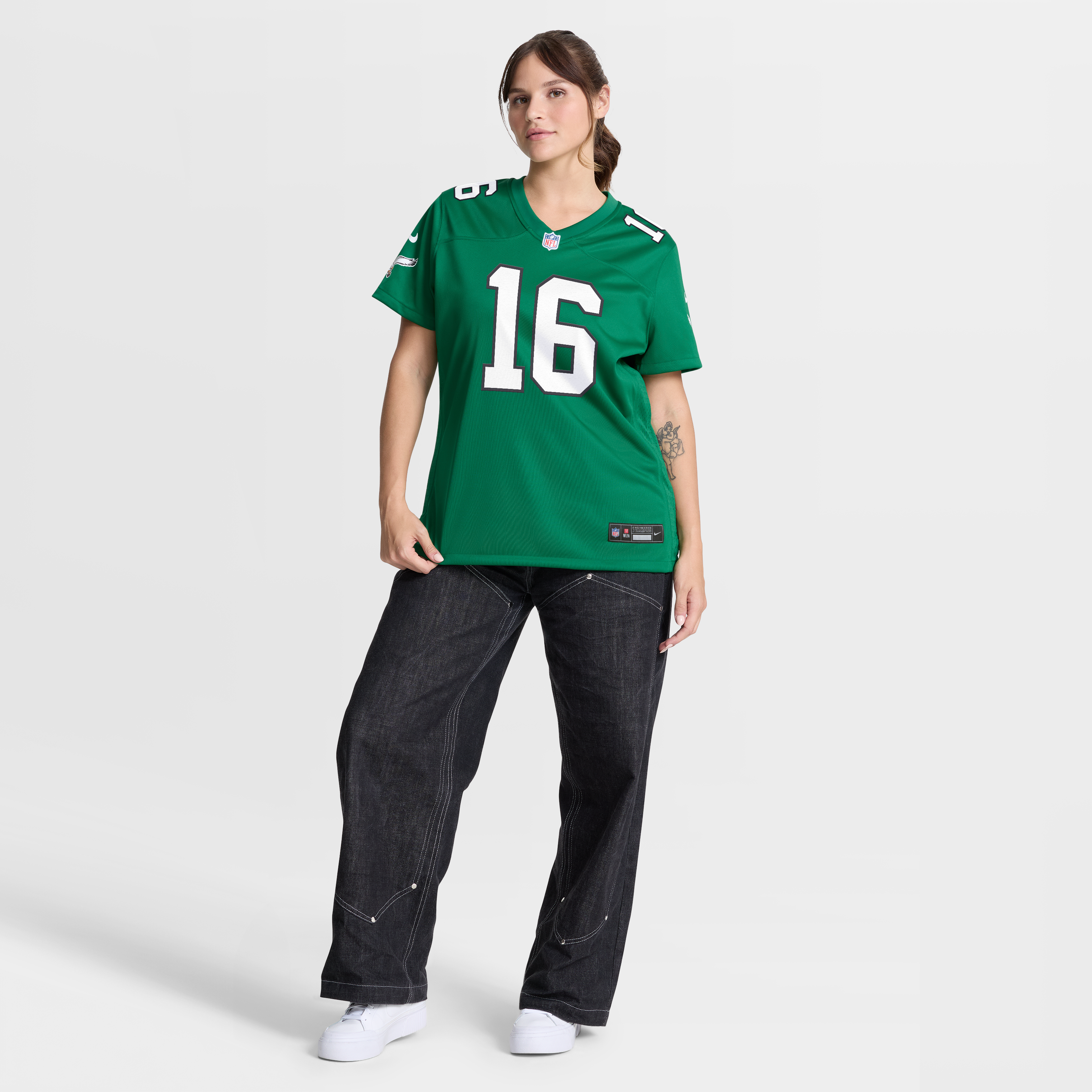 Tanner McKee Philadelphia Eagles Women's Alternate Game Jersey - Kelly Green - Image 7
