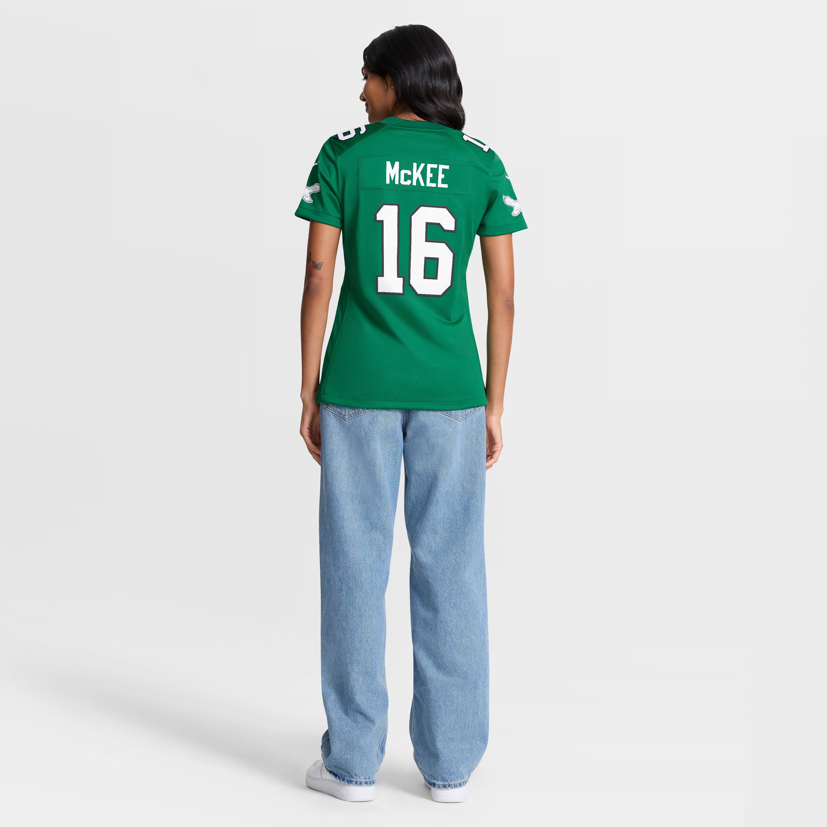 Tanner McKee Philadelphia Eagles Women's Alternate Game Jersey - Kelly Green - Image 6