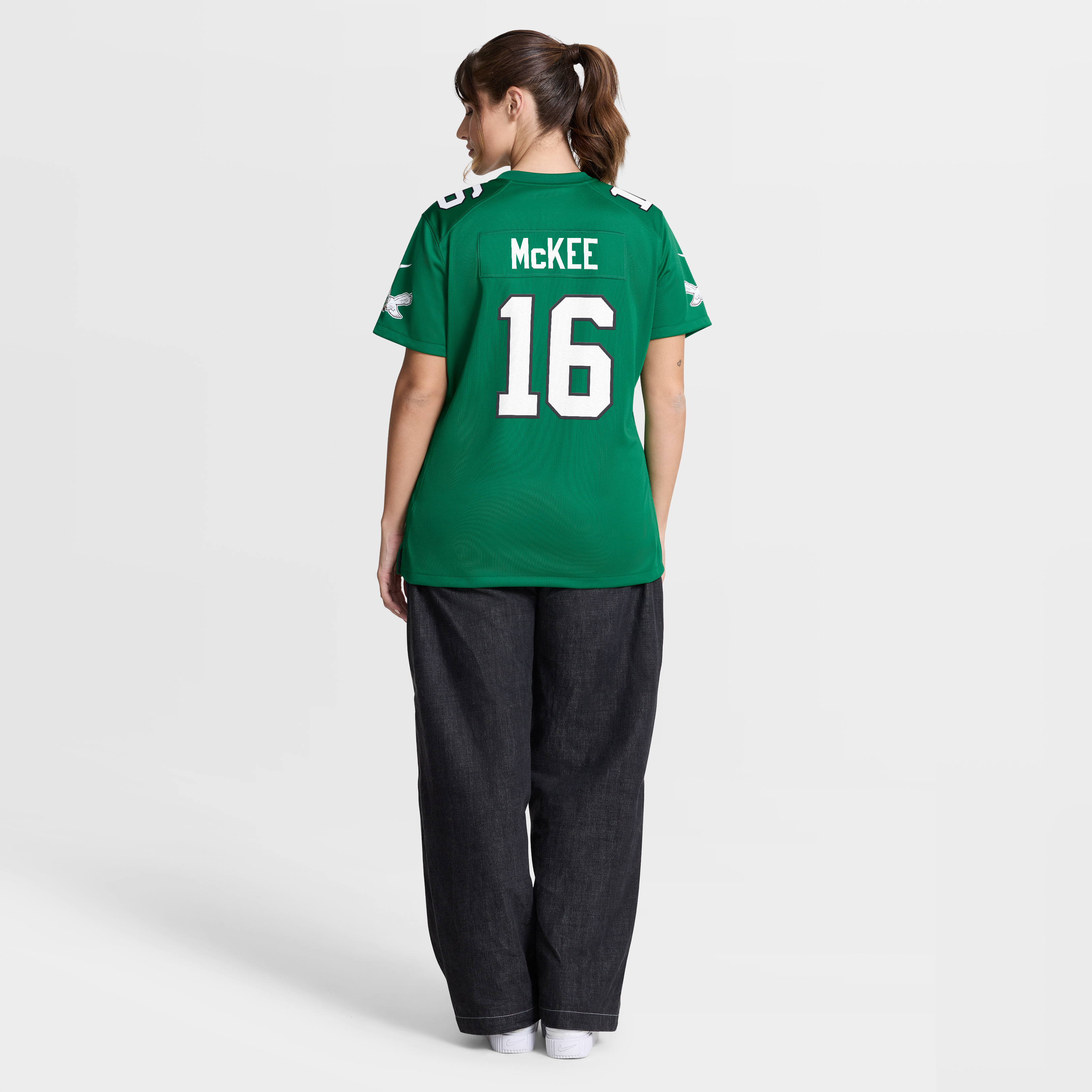 Tanner McKee Philadelphia Eagles Women's Alternate Game Jersey - Kelly Green - Image 8
