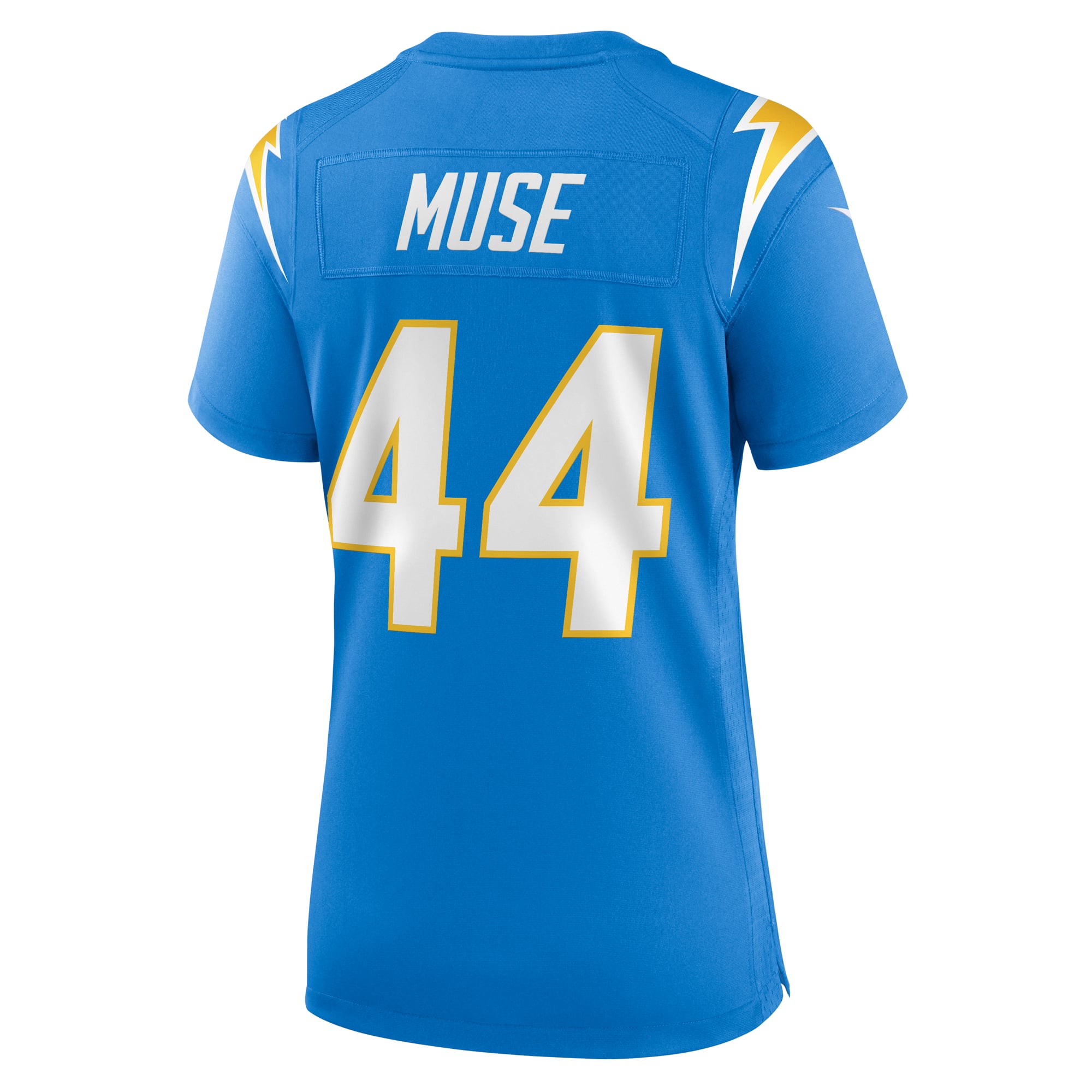 Tanner Muse Los Angeles Chargers Women's Team Game Jersey - Powder Blue - Image 4