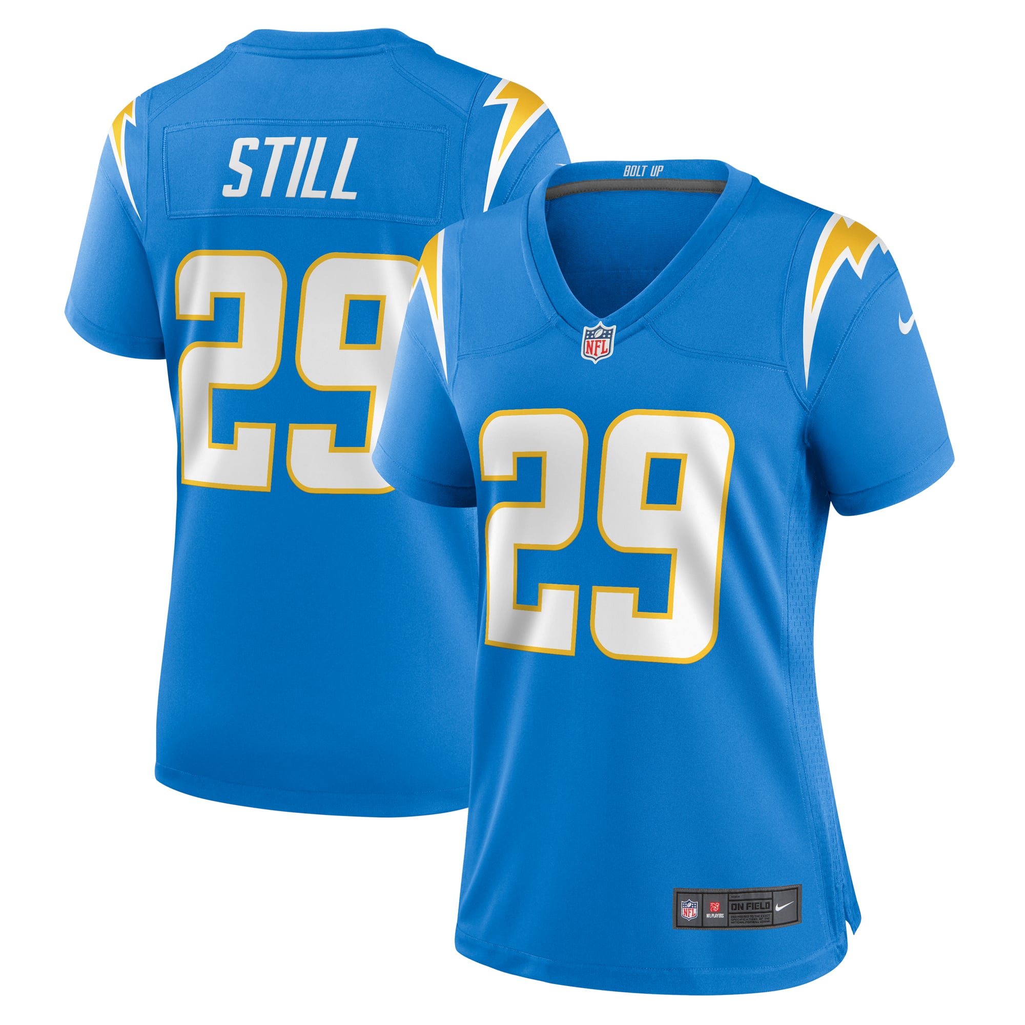 Tarheeb Still Los Angeles Chargers Women's Game Jersey - Powder Blue - Image 2