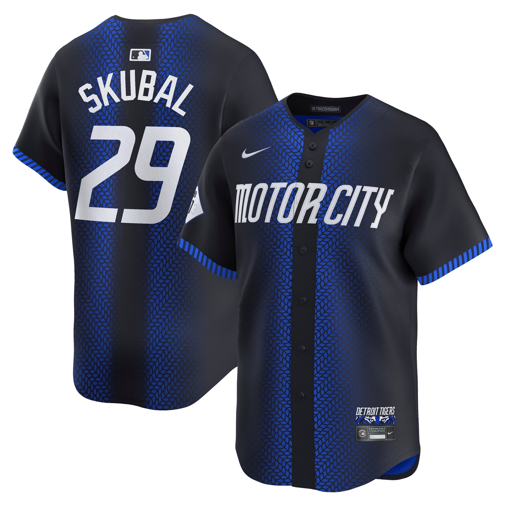 Tarik Skubal Detroit Tigers City Connect Limited Jersey - Navy - Image 2