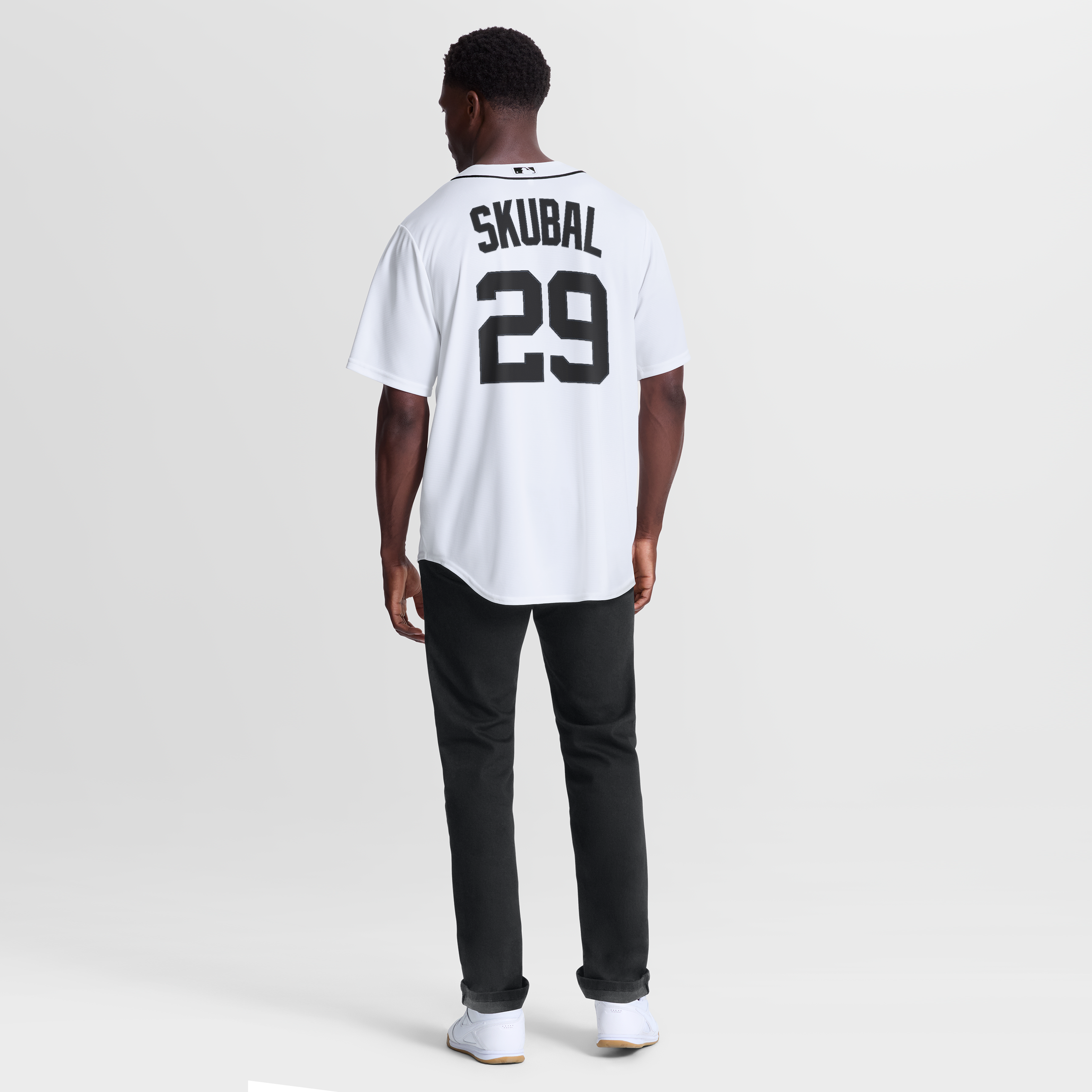 Tarik Skubal Detroit Tigers Home Jersey - White - Image 6