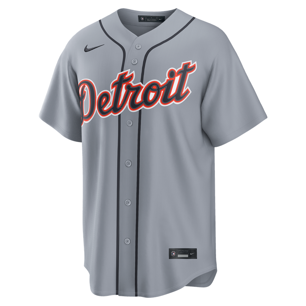 Tarik Skubal Detroit Tigers Road Jersey - Gray - Image 3