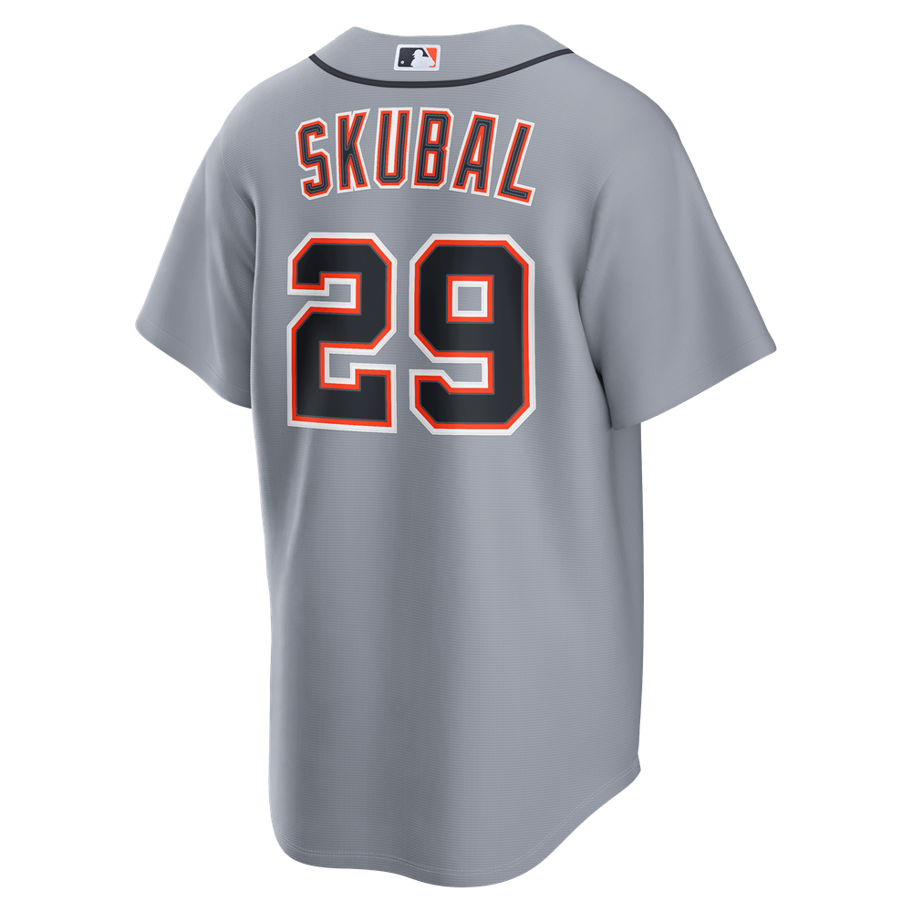 Tarik Skubal Detroit Tigers Road Jersey - Gray - Image 4