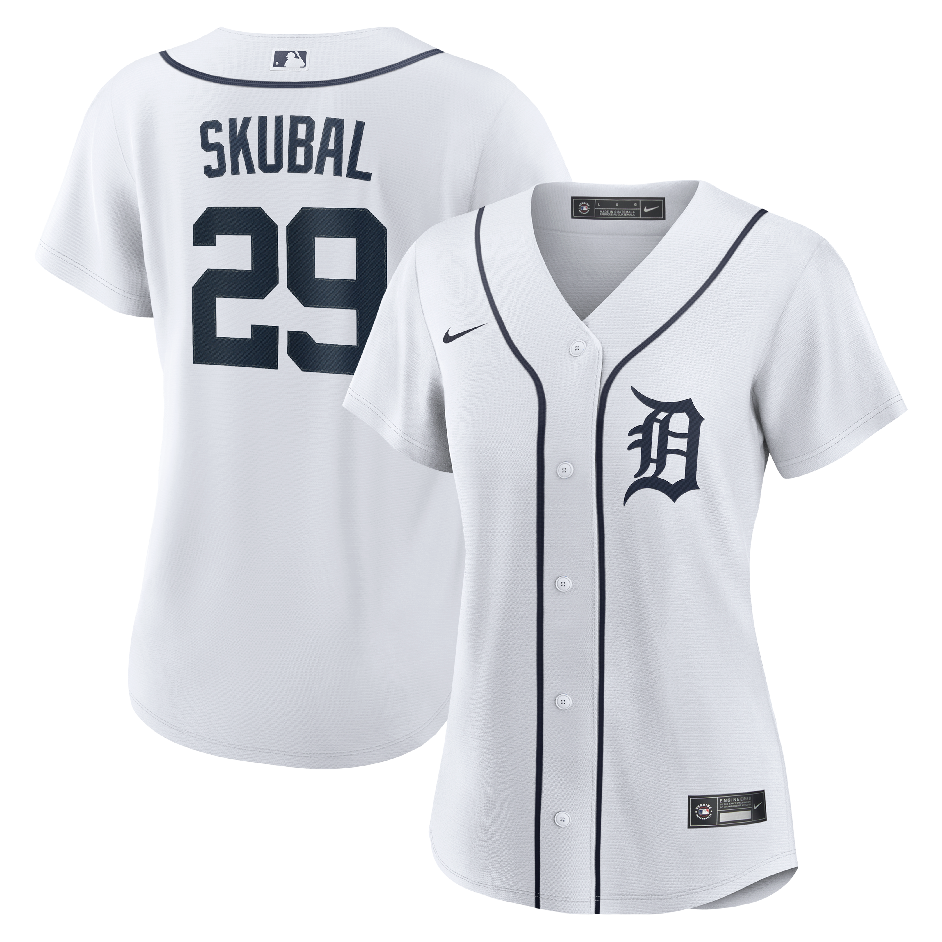 Tarik Skubal Detroit Tigers Women's Home Player Jersey - White - Image 2