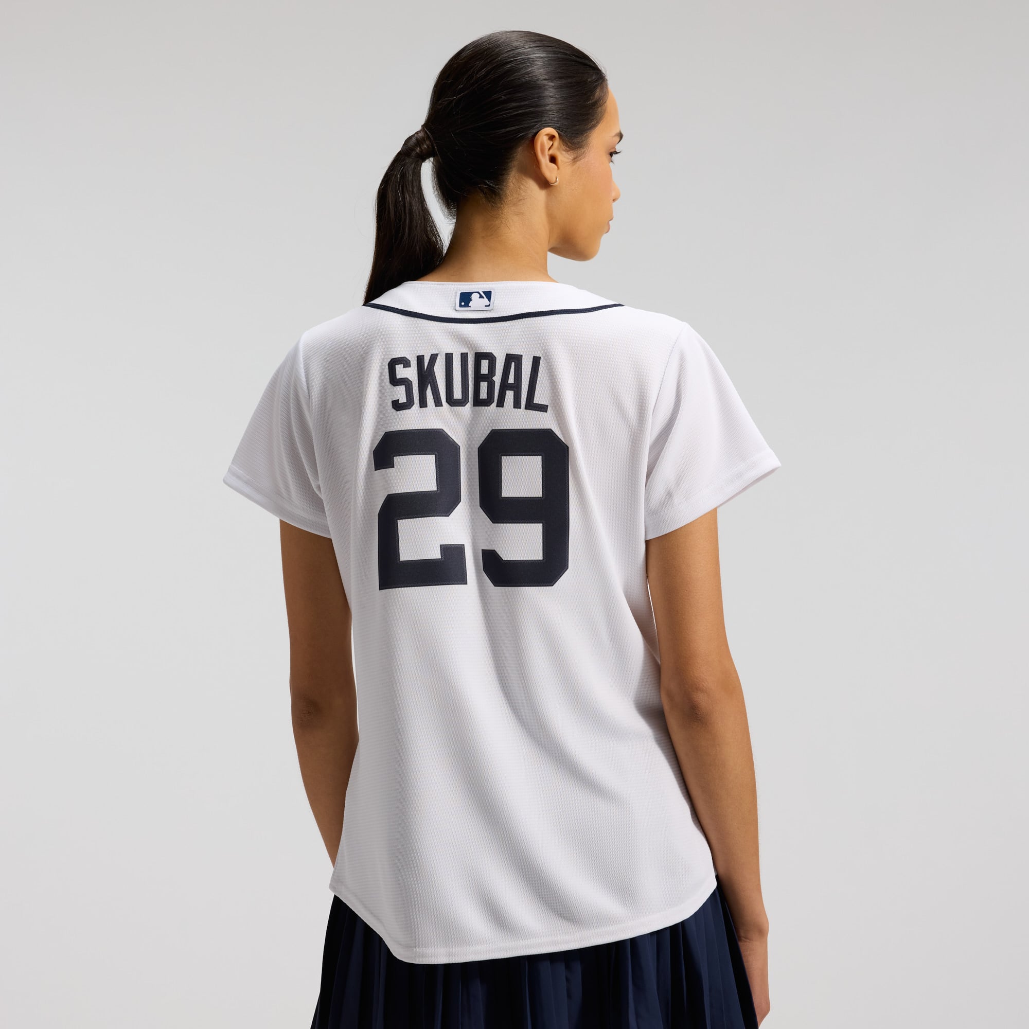 Tarik Skubal Detroit Tigers Women's Home Player Jersey - White - Image 4