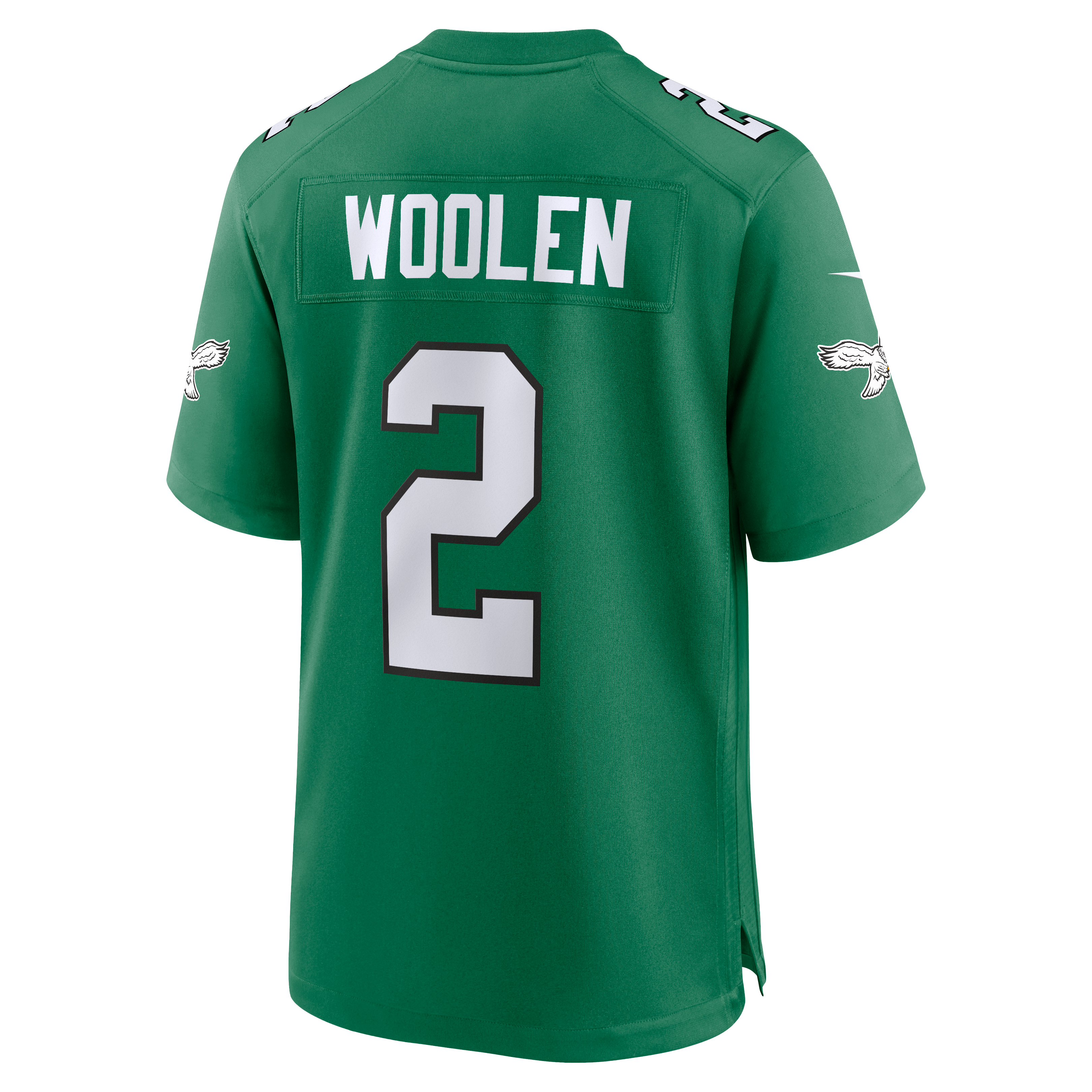 Tariq Woolen Philadelphia Eagles Team Game Jersey - Kelly Green - Image 4