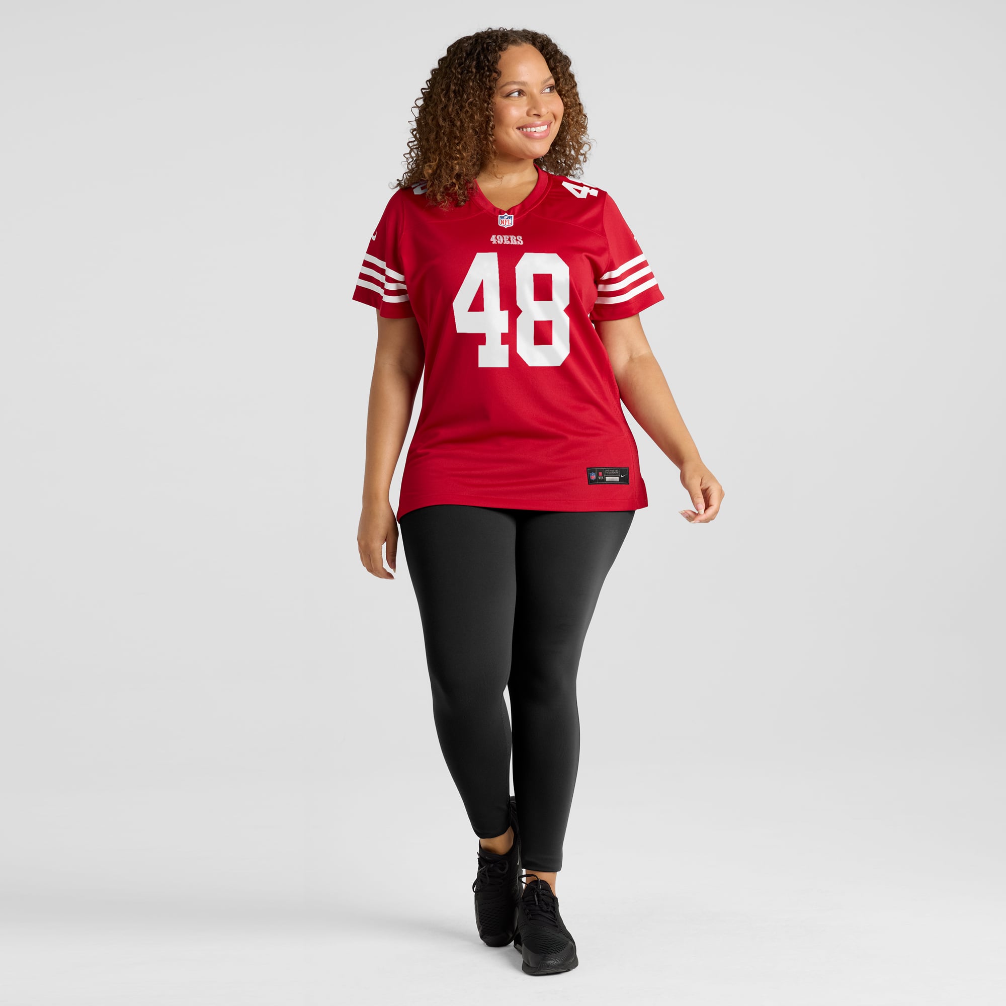 Tatum Bethune San Francisco 49ers Women's Team Game Jersey - Scarlet - Image 7