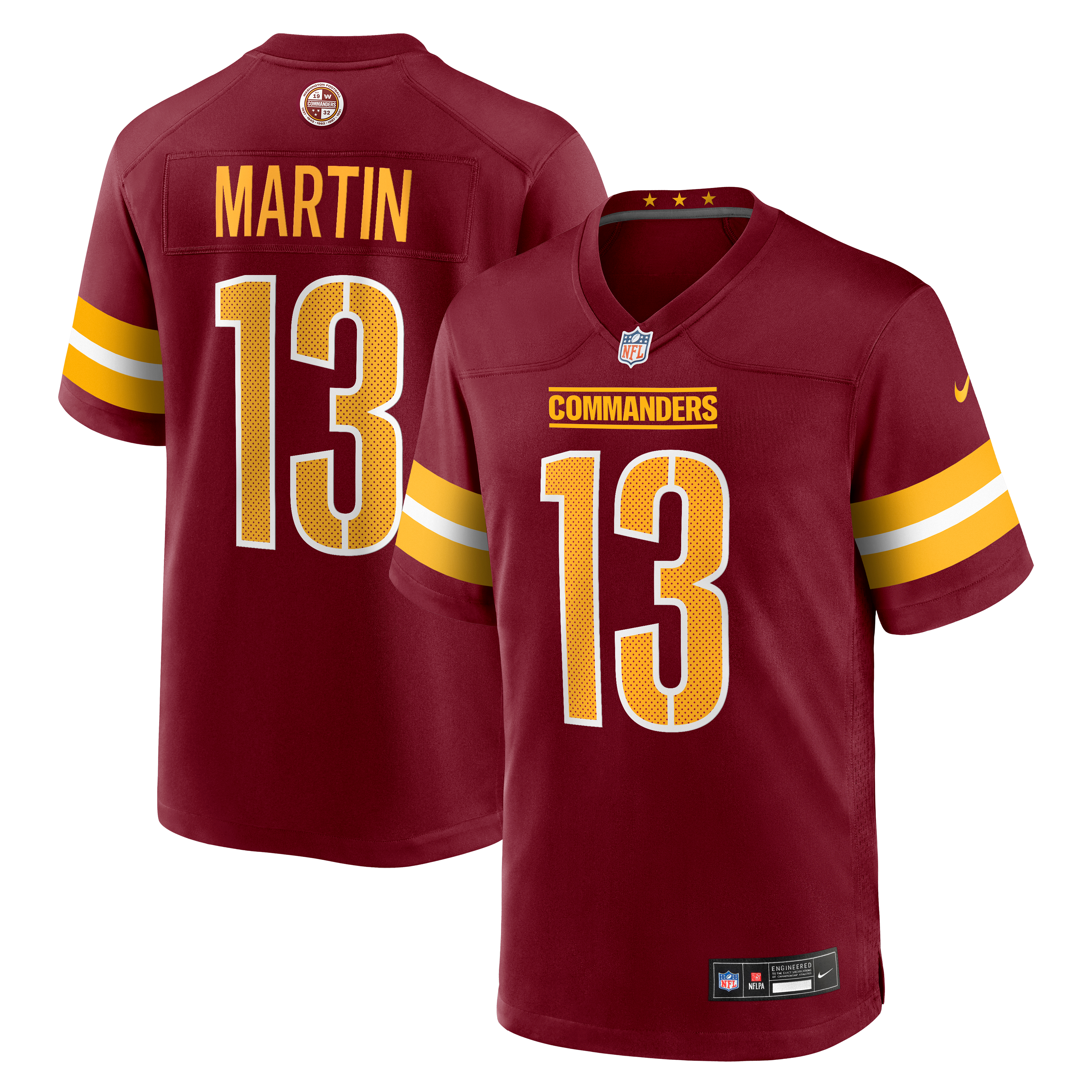 Tay Martin Washington Commanders Team Game Jersey - Burgundy