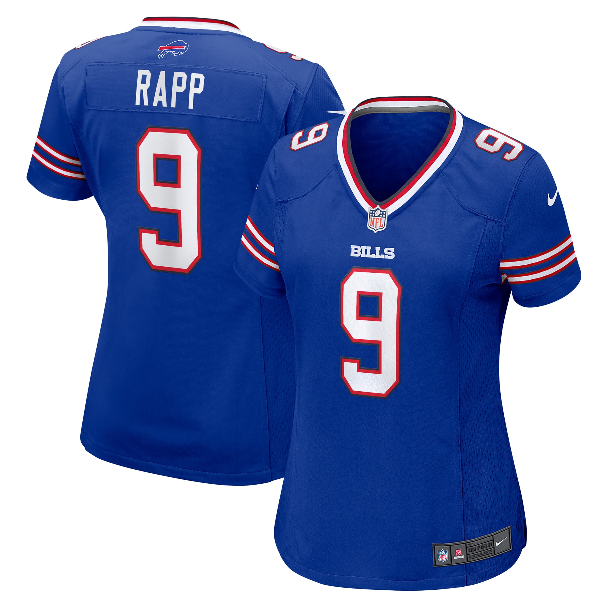 Taylor Rapp Buffalo Bills Women's Game Jersey - Royal - Image 2