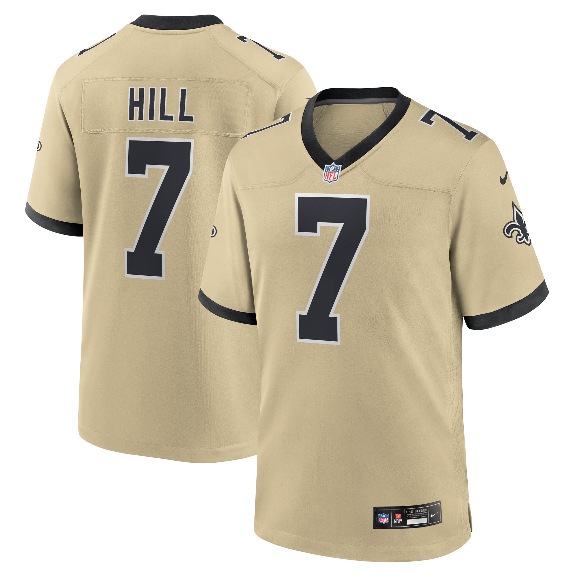 Taysom Hill New Orleans Saints Game Jersey - Gold