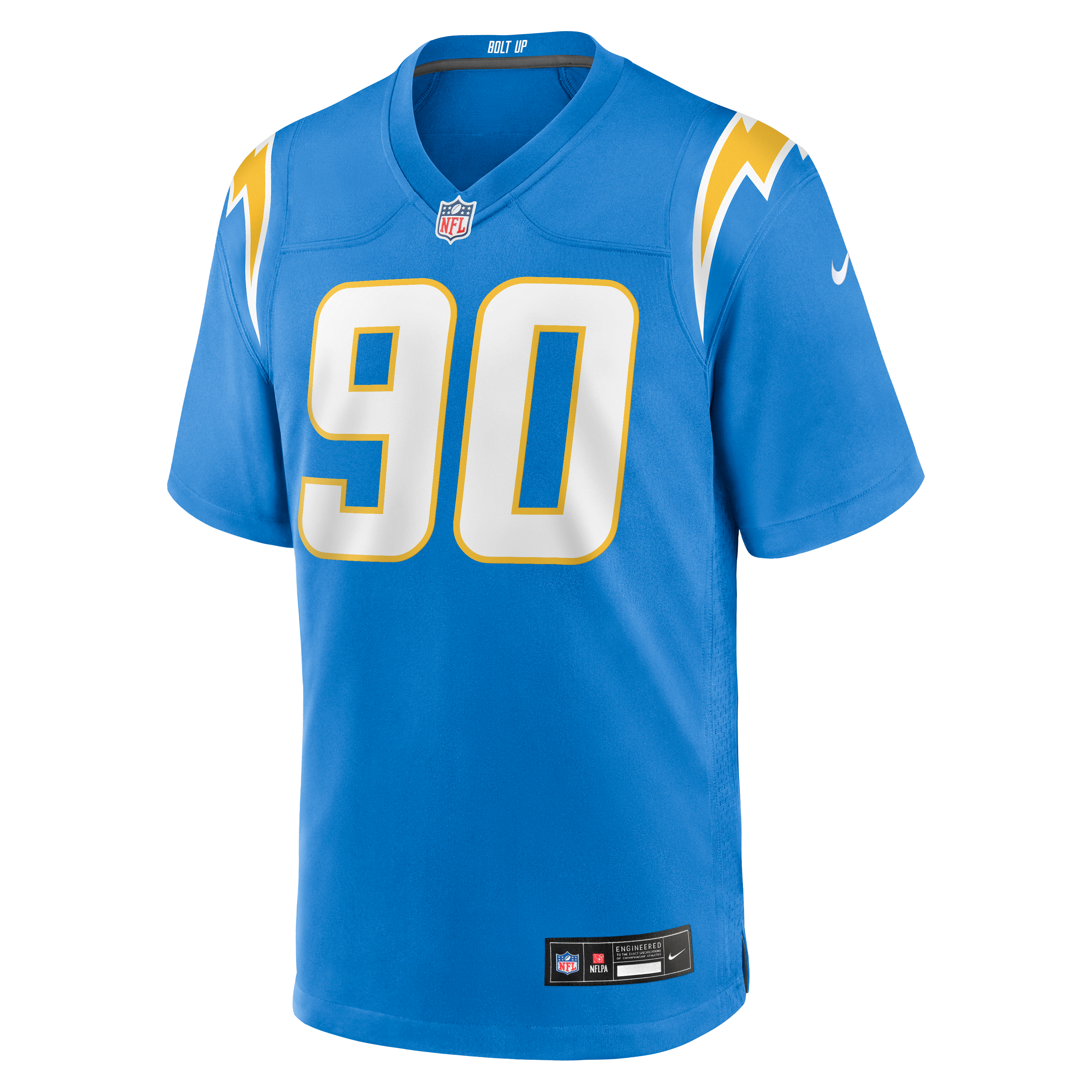 Teair Tart Los Angeles Chargers Team Game Jersey - Powder Blue - Image 3