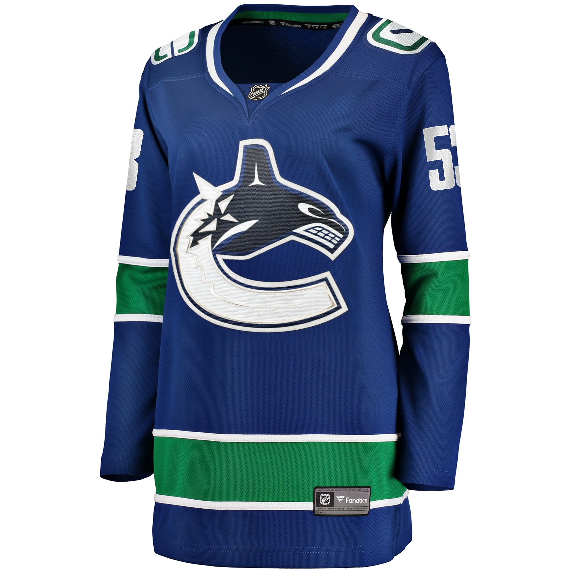 Teddy Blueger Vancouver Canucks Women's Home Breakaway Player Jersey - Blue - Image 3