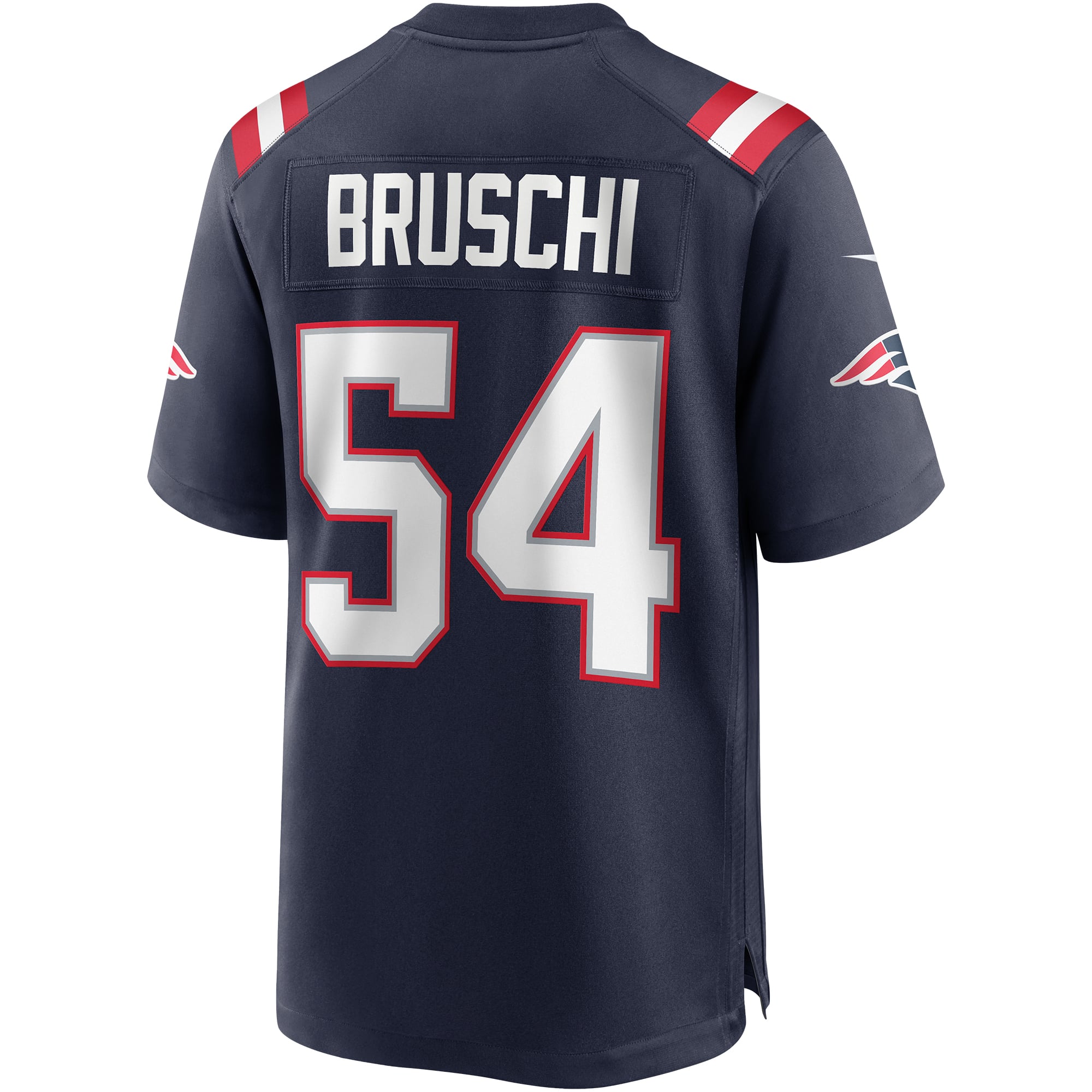 Tedy Bruschi New England Patriots Game Retired Player Jersey - Navy - Image 4