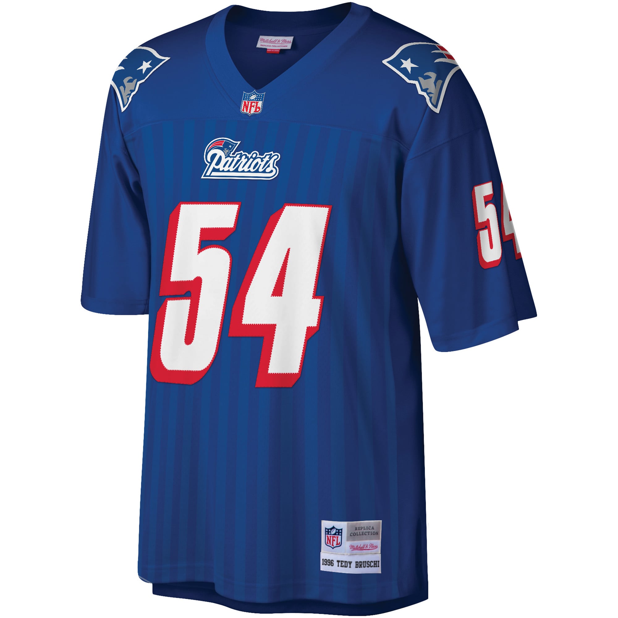 Tedy Bruschi New England Patriots Legacy Jersey - Royal - Image 3
