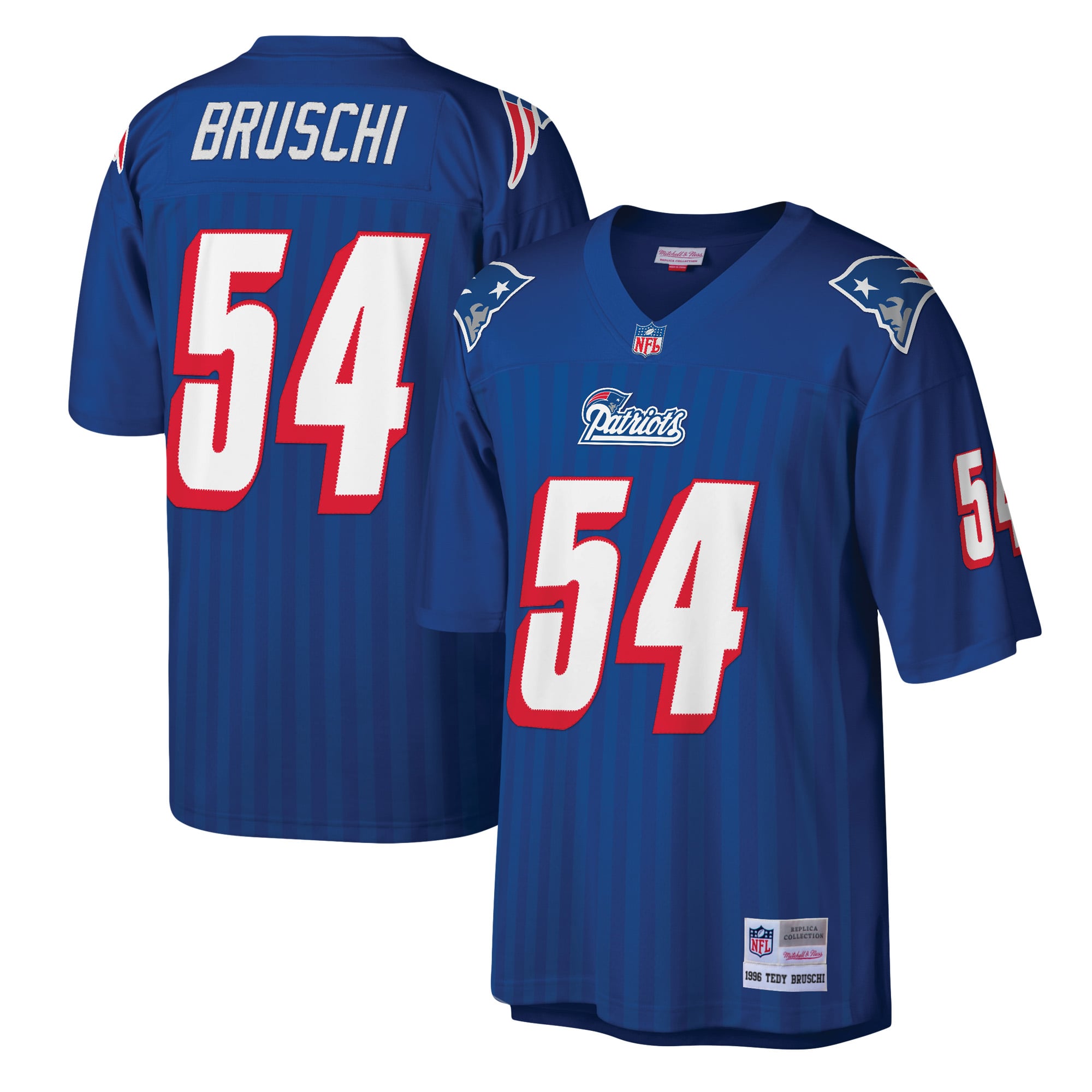 Tedy Bruschi New England Patriots Legacy Jersey - Royal - Image 2