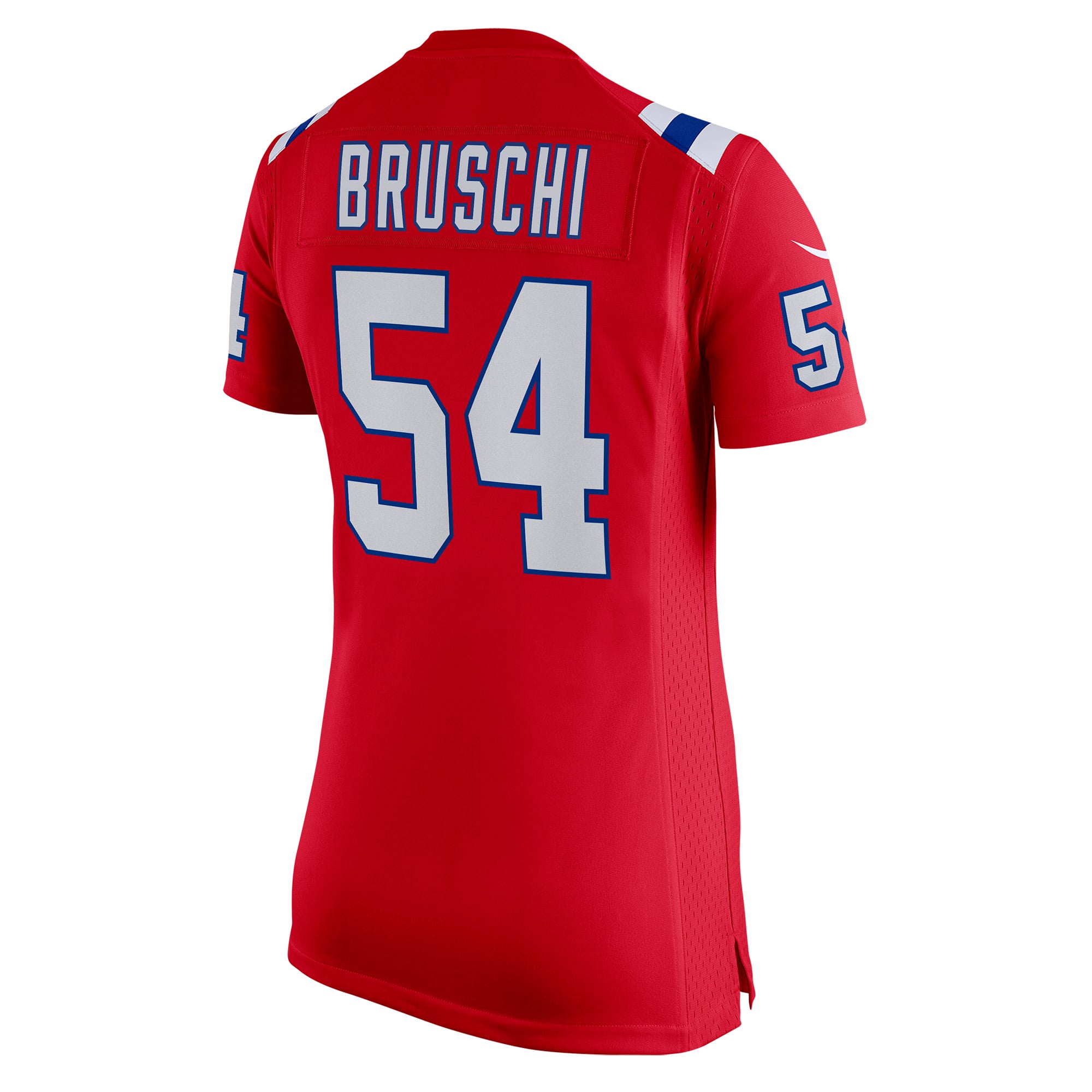Tedy Bruschi New England Patriots Women's Retired Game Jersey - Red - Image 4