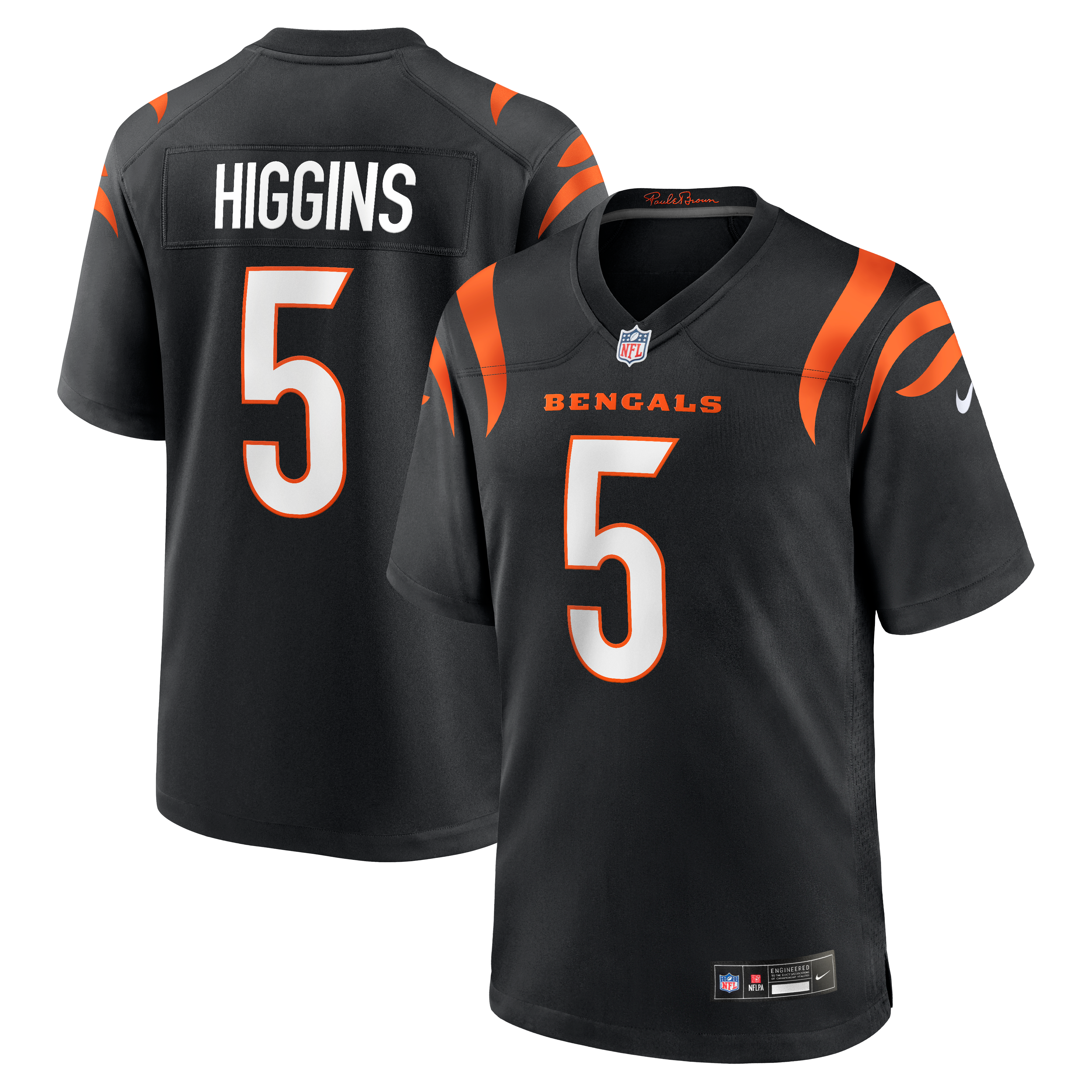 Tee Higgins Cincinnati Bengals Alternate Game Jersey - Black