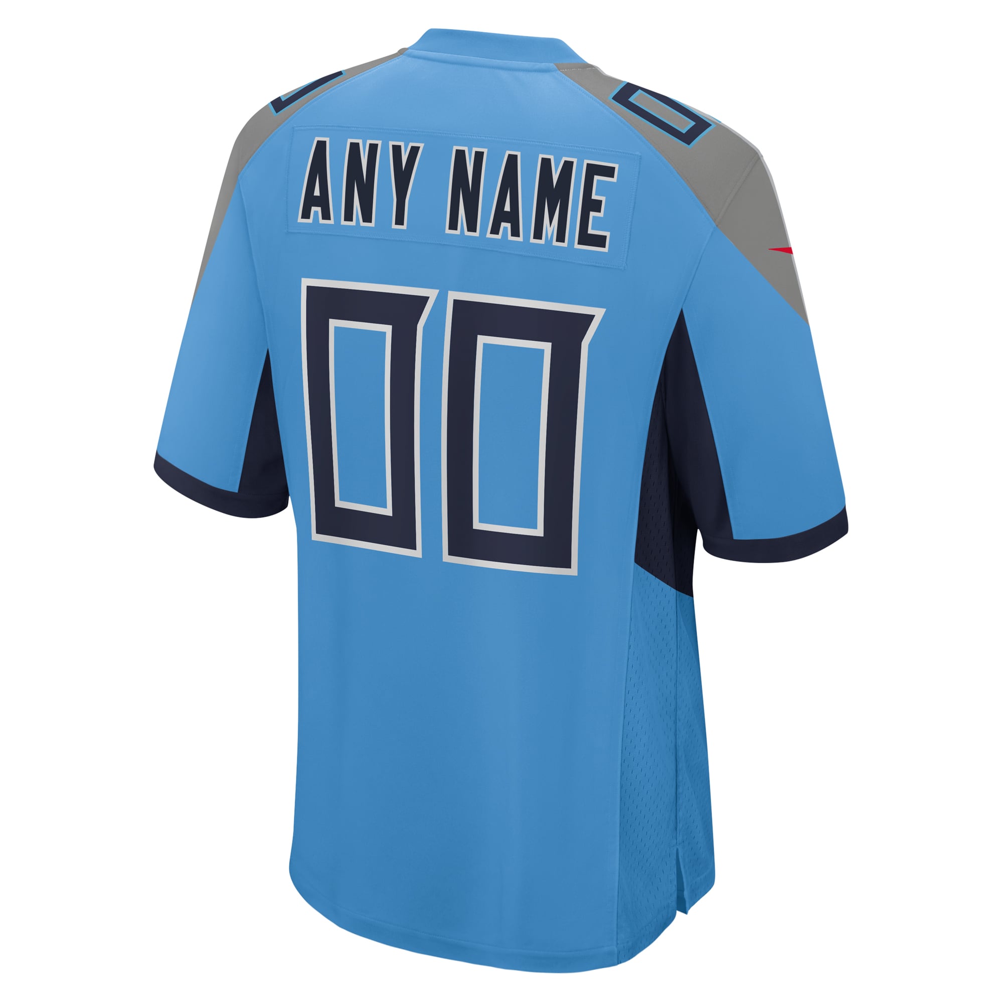 Tennessee Titans Alternate Custom Game Jersey - Light Blue - Image 4