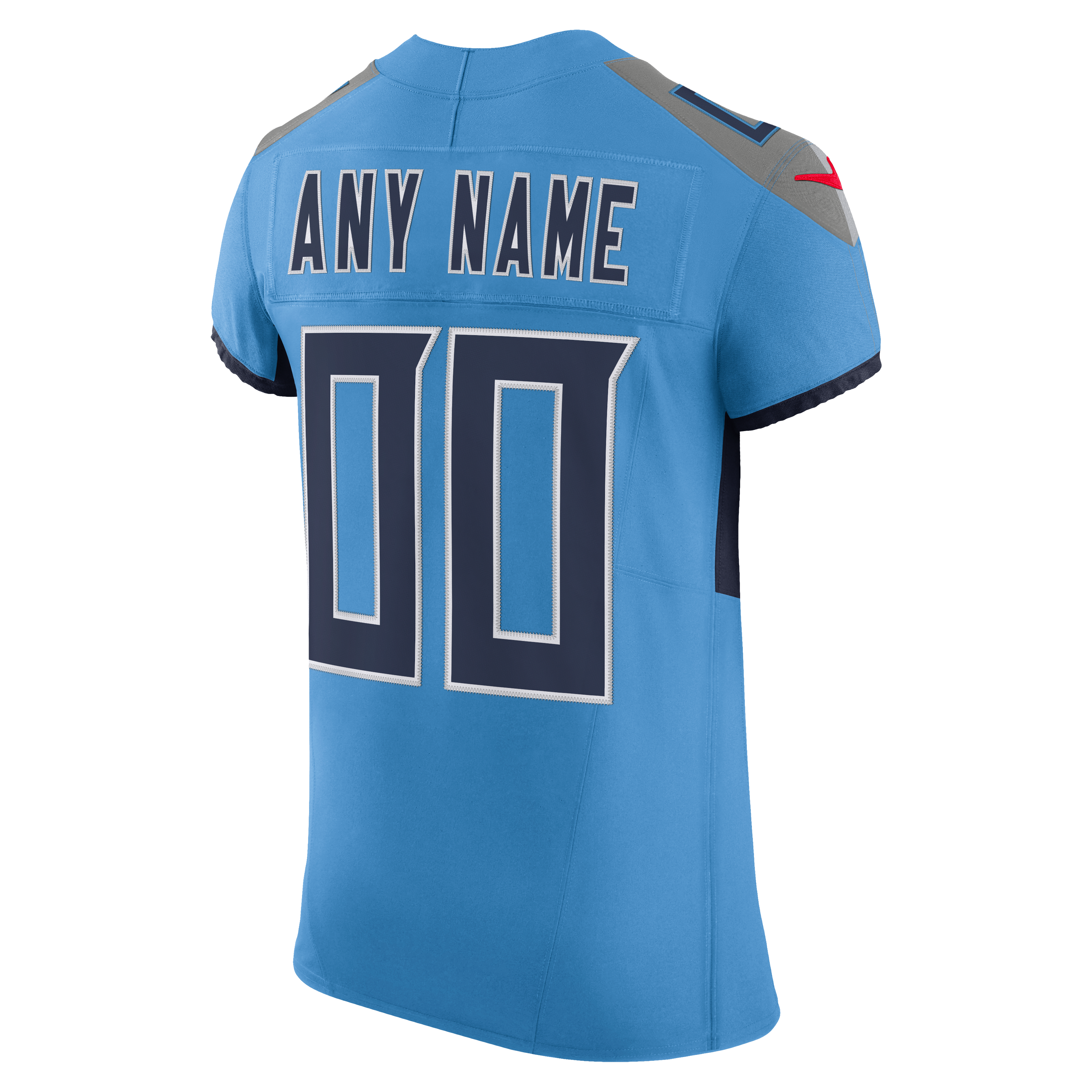 Tennessee Titans Team Vapor F.U.S.E. Elite Custom Jersey - Light Blue - Image 4