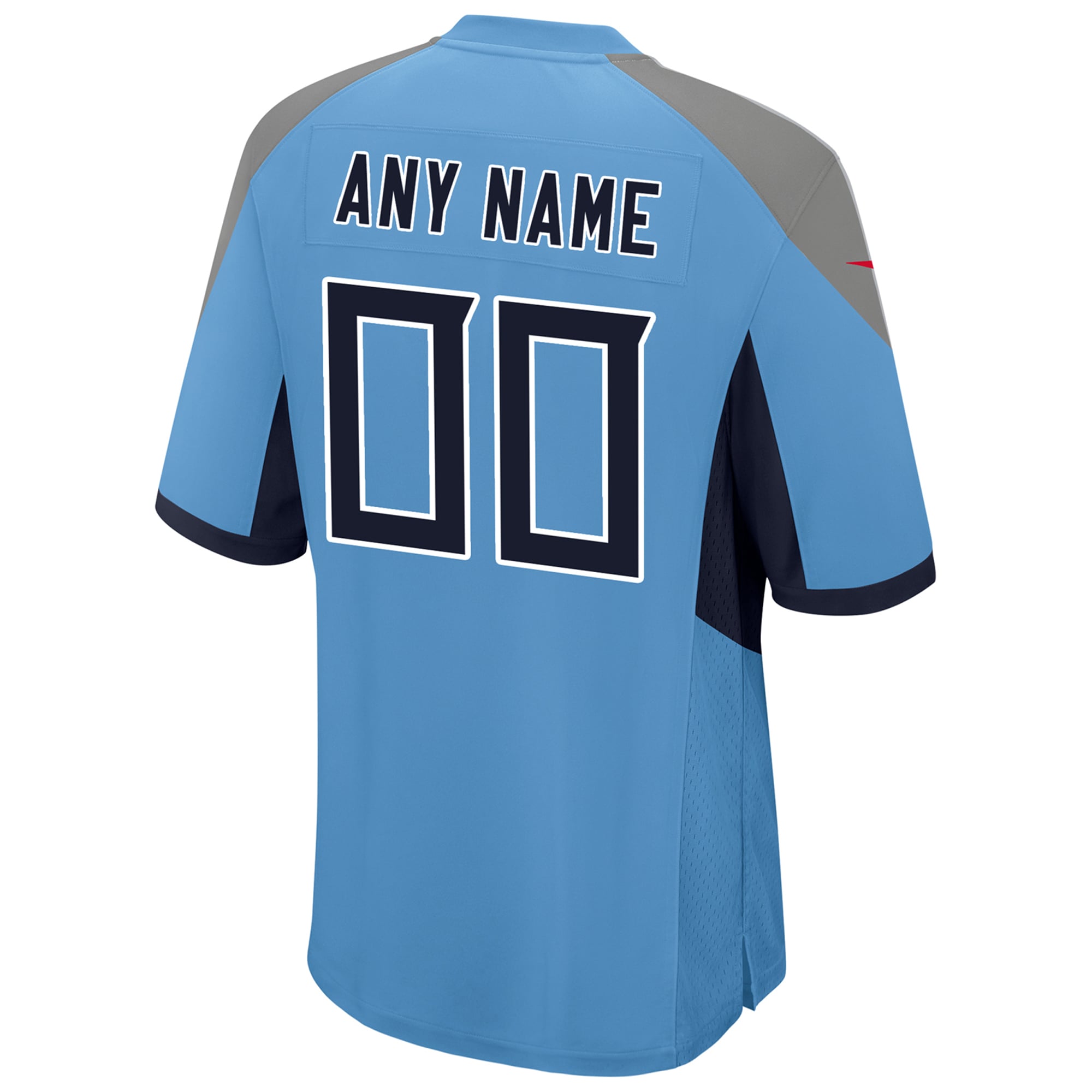 Tennessee Titans Youth Alternate Custom Game Jersey - Light Blue - Image 4