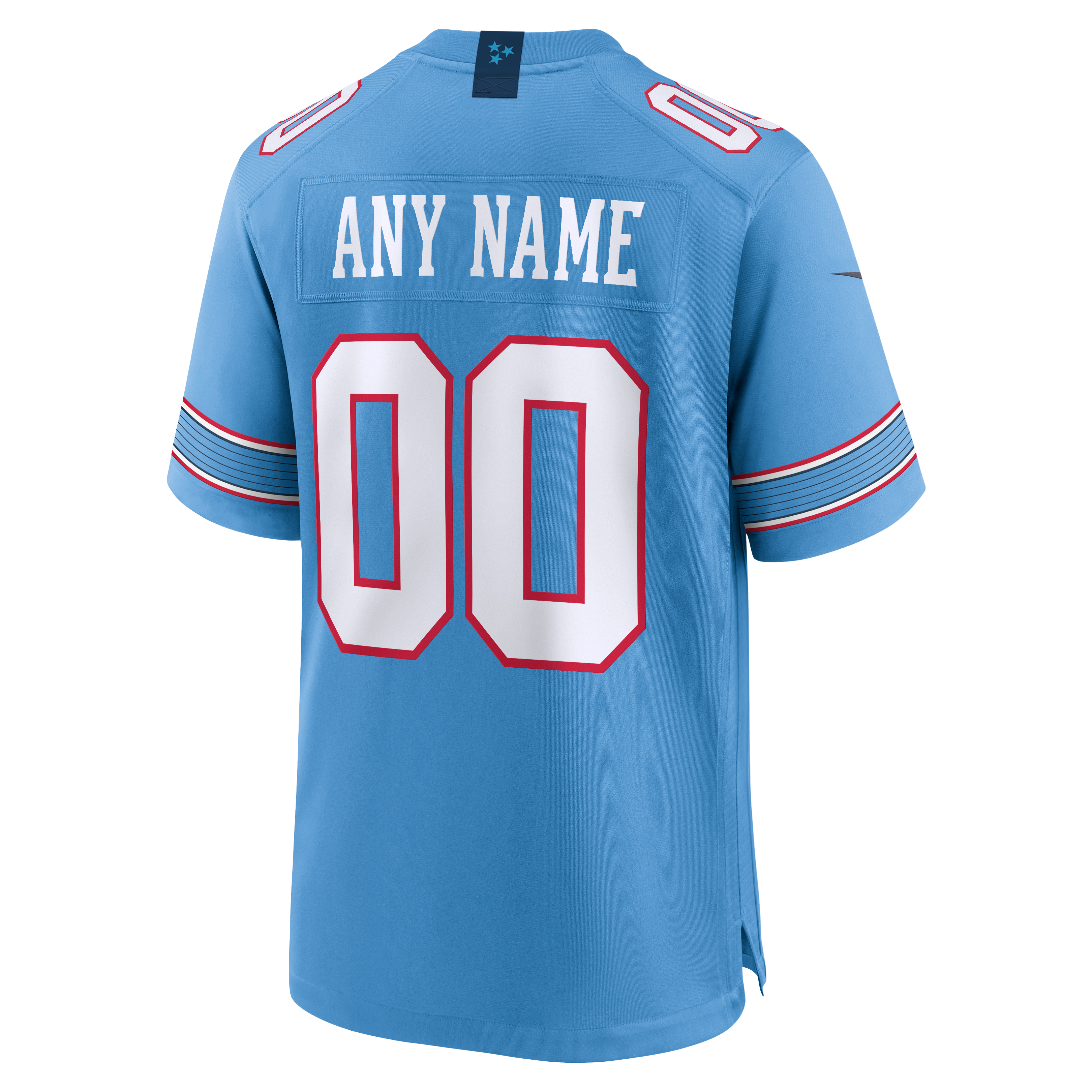 Tennessee Titans Youth Game Custom Jersey - Light Blue - Image 4