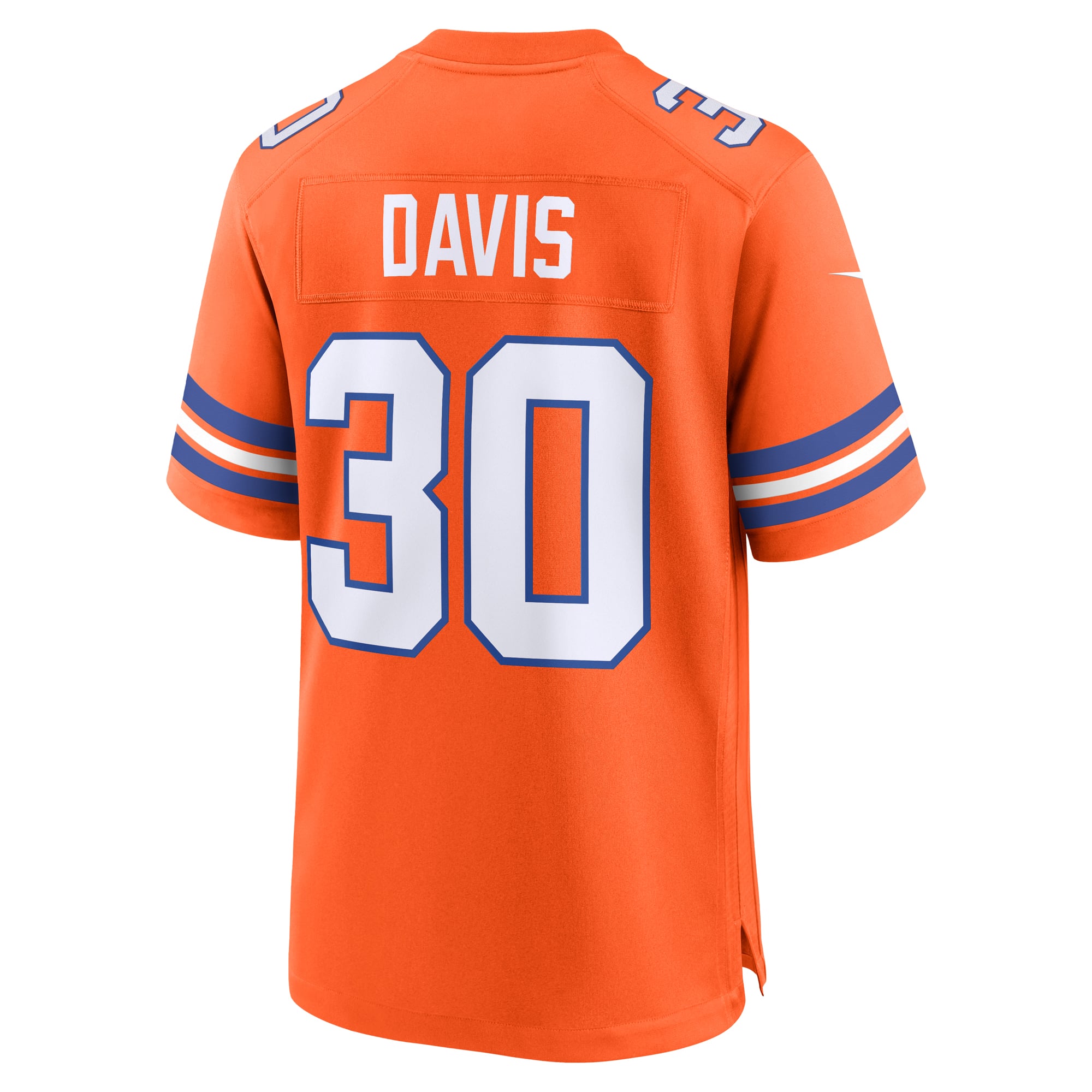 Terrell Davis Denver Broncos Retired Player Alternate Game Jersey - Orange - Image 4